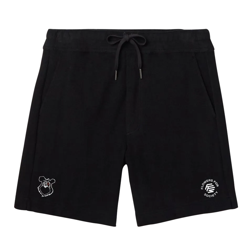 flowers-for-society-king-saladeen-shorts-black image 1