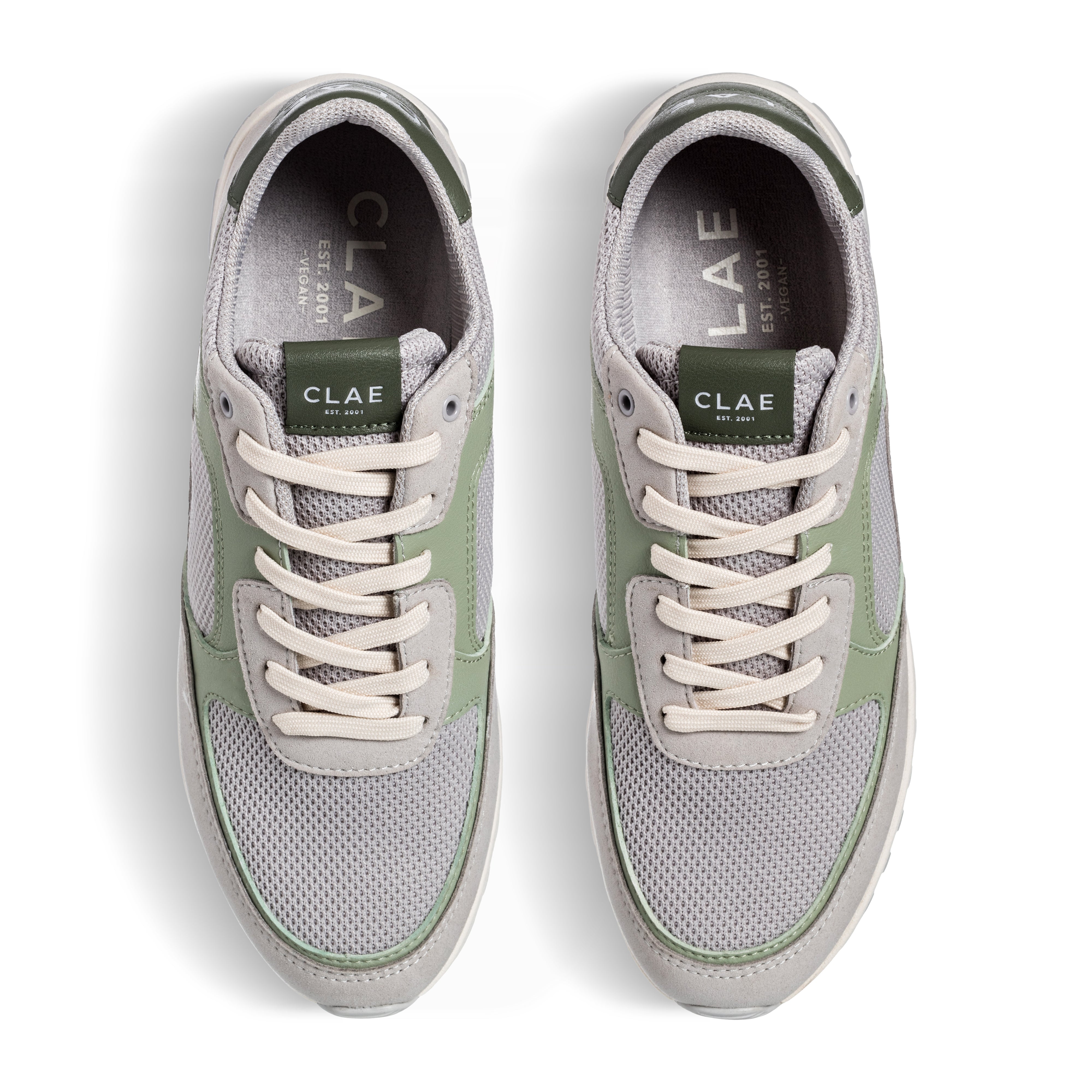 clae-joshua-vegan-trainer-quiet-gray-tea-damen image 3