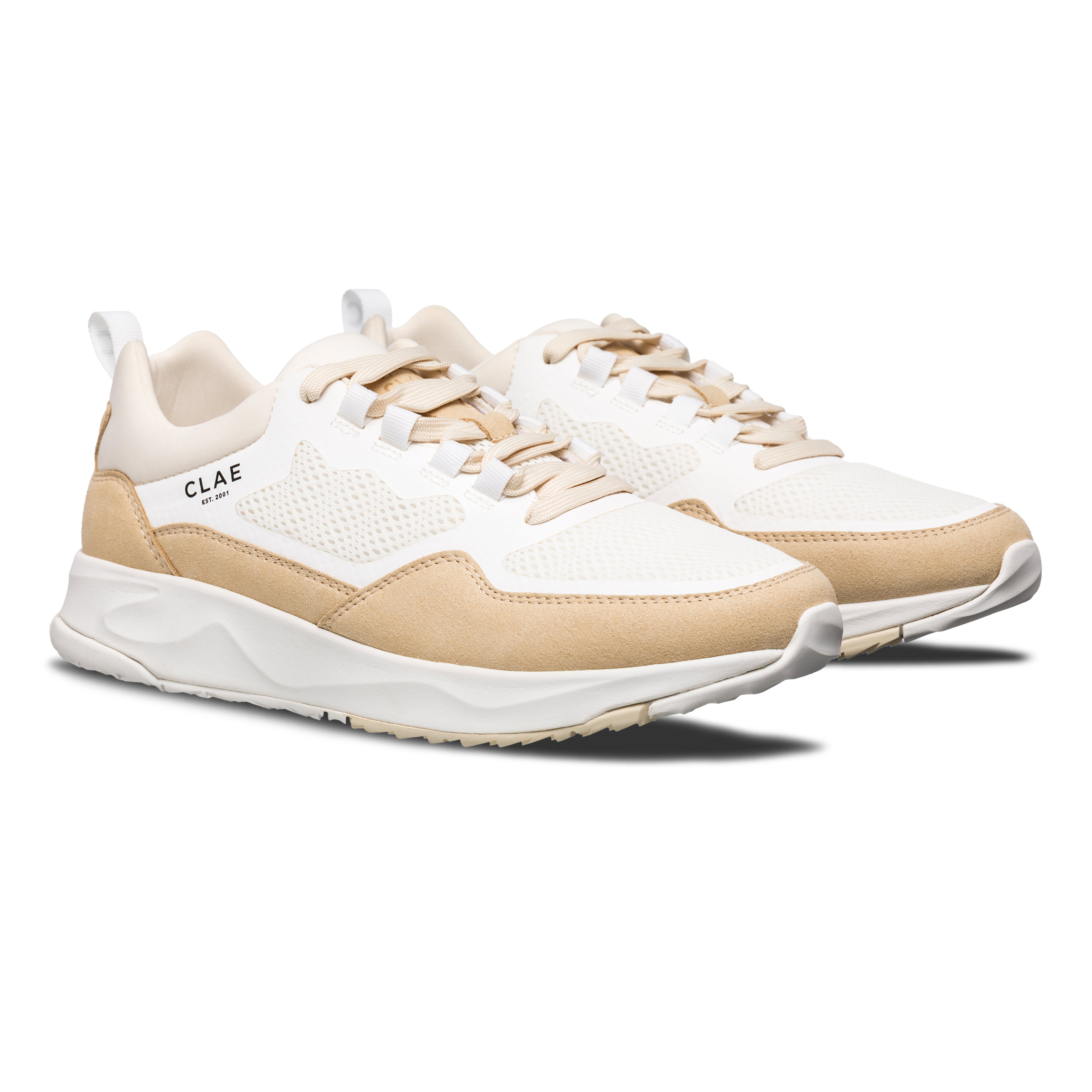 clae-milo-vegan-runner-angora-white image 4