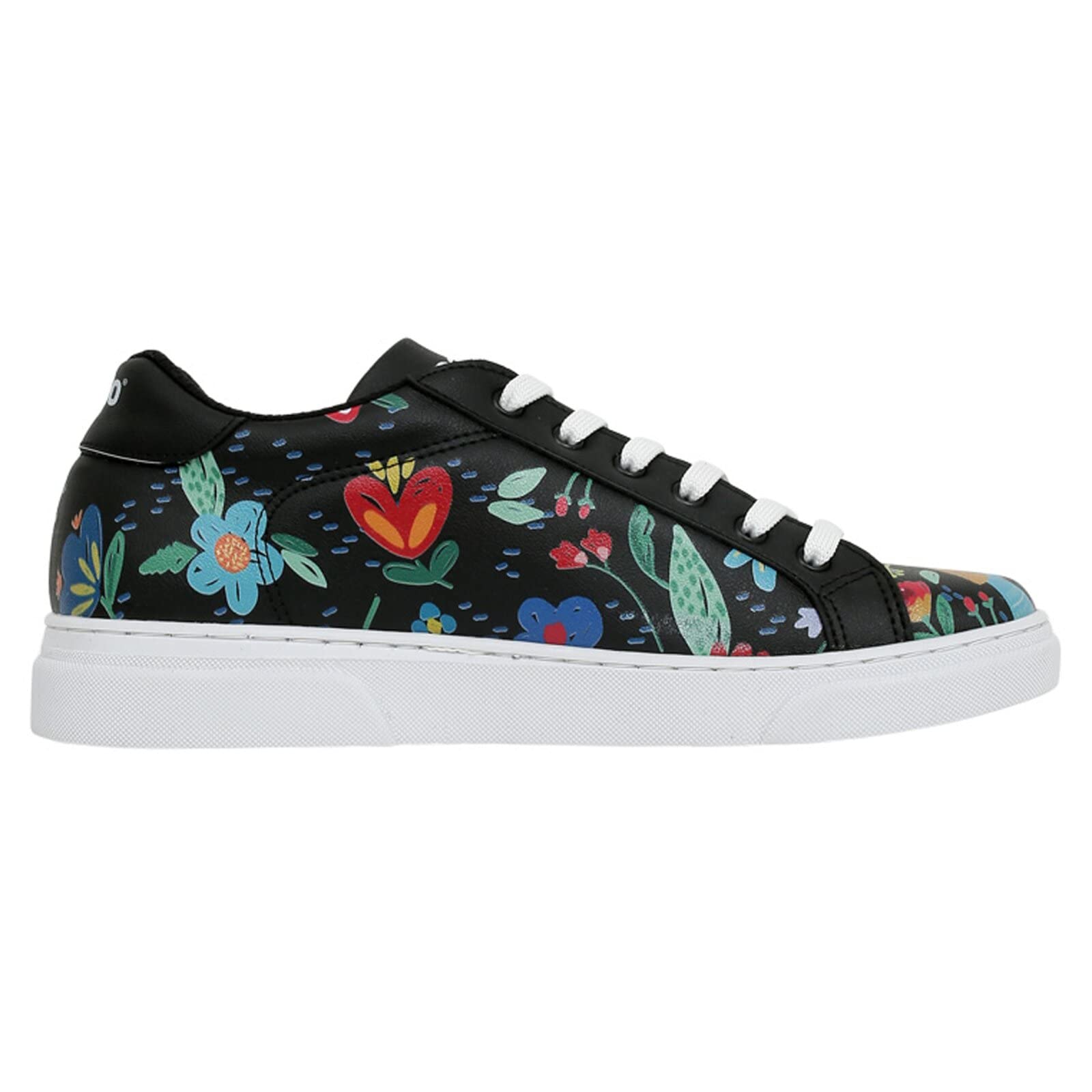 dogo-ace-vegane-damen-sneaker-flowers-birds image 3