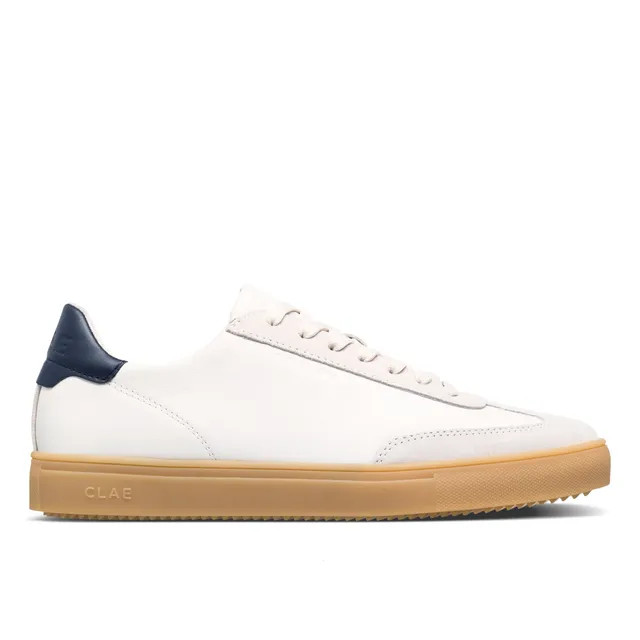 clae-deane-damen-court-sneaker-off-white-black-light-nat-gum-t-toe image 1