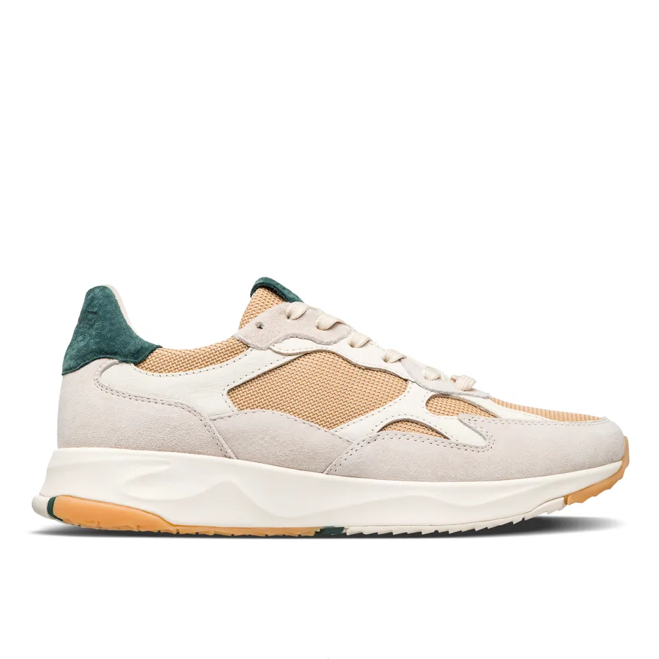 clae-zuma-lifestyle-runner-off-white-pebble-dark-forest image 1