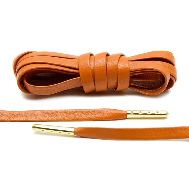 angelus-orange-luxury-leder-schn-rsenkel-goldkappen-schuhb-nder image 1