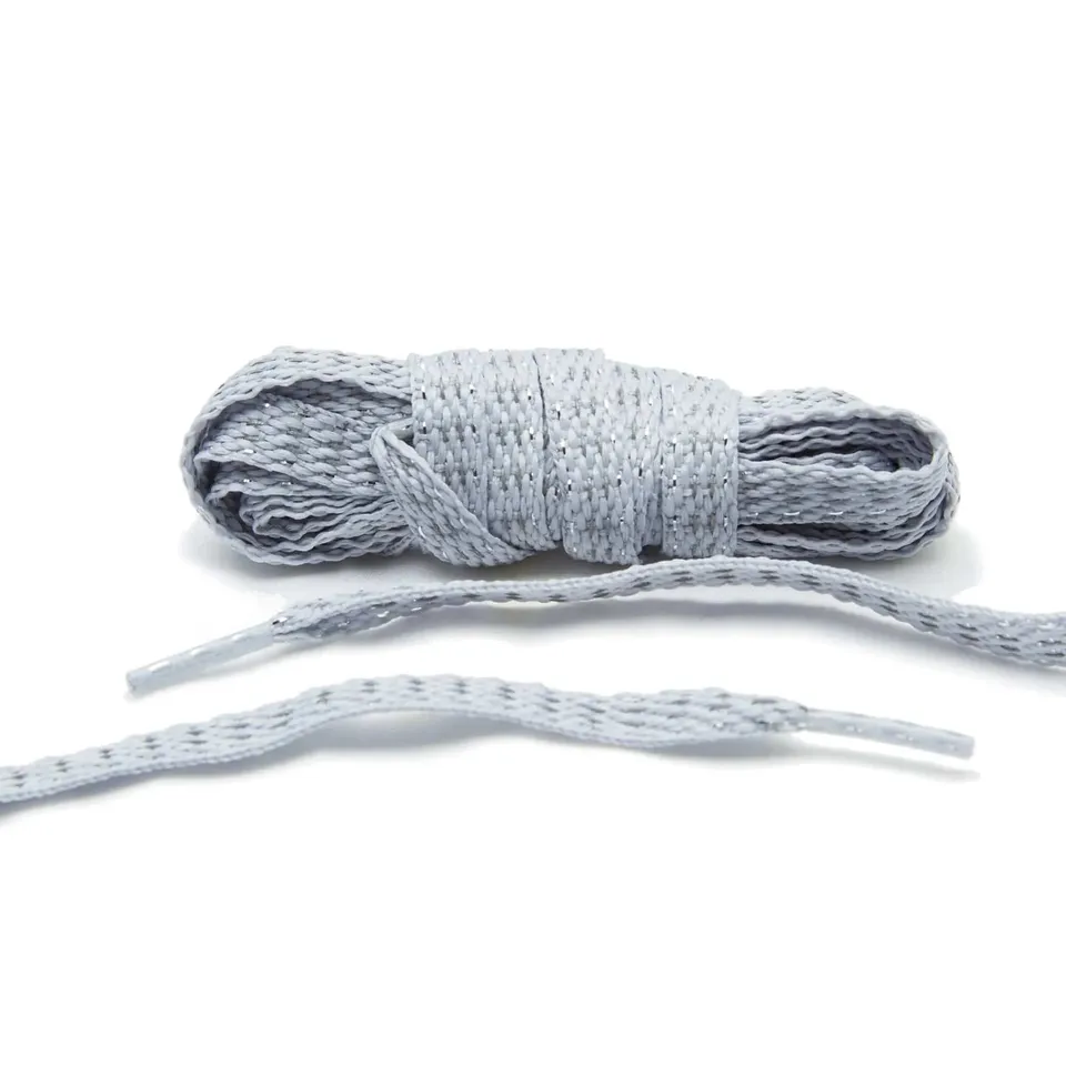 lace-lab-silver-reflective-flat-laces-reflektierende-schn-rsenkel image 1