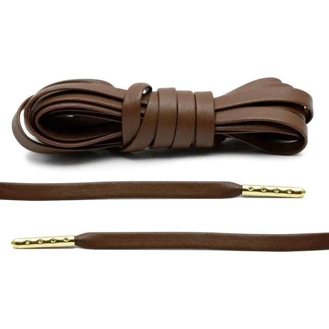 angelus-brown-luxury-leather-laces-gold-plated-schn-rsenkel image 1