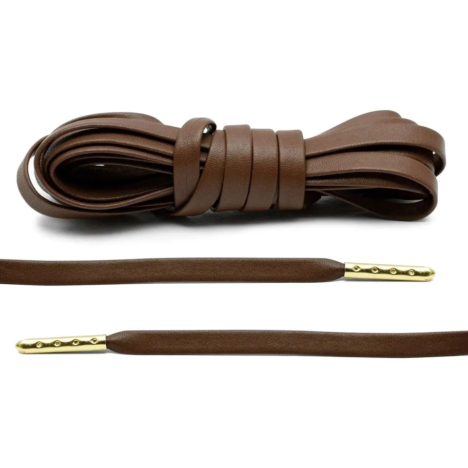 angelus-brown-luxury-leather-laces-gold-plated-schn-rsenkel image 1