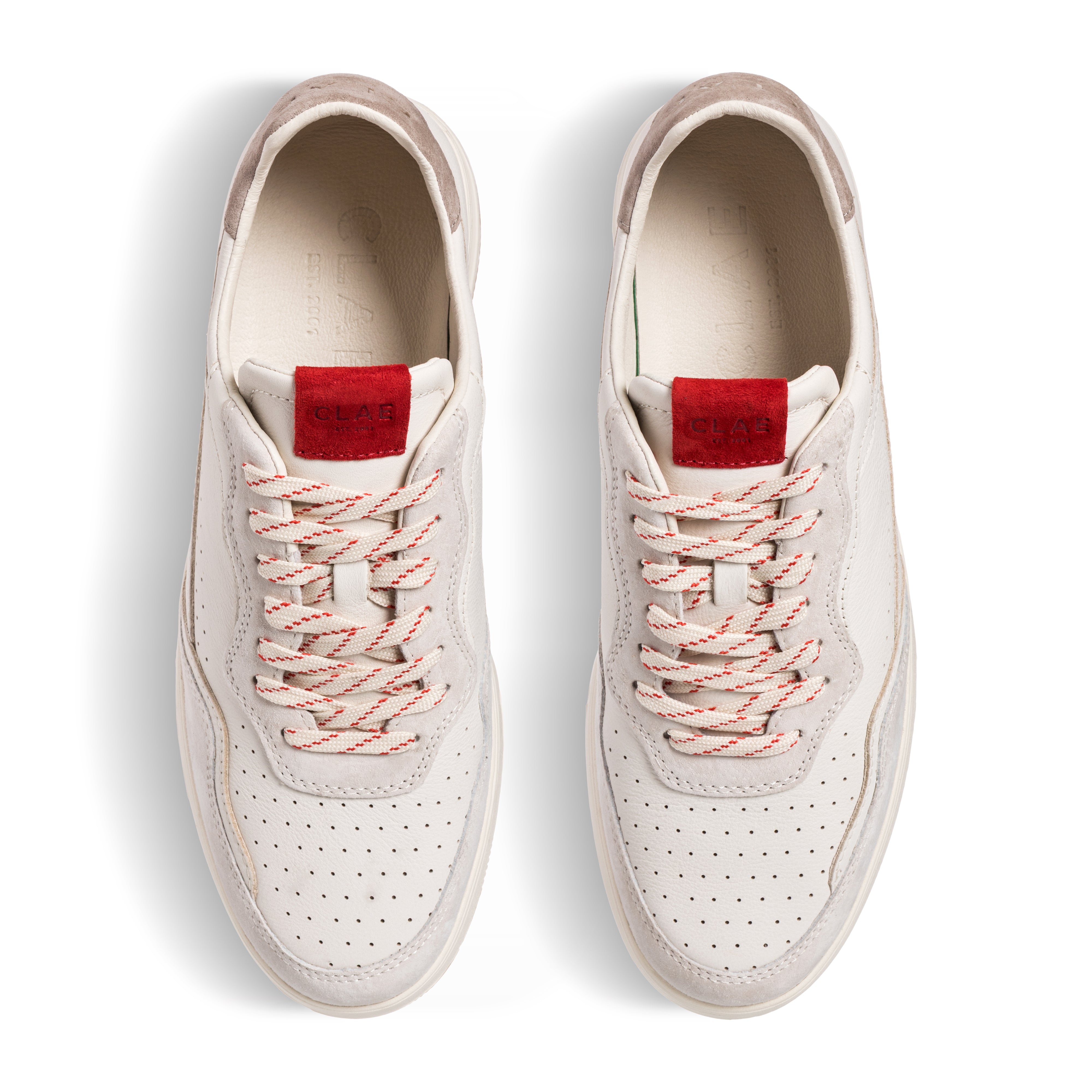 clae-haywood-80s-tennis-sneaker-off-white-molten-lava image 3