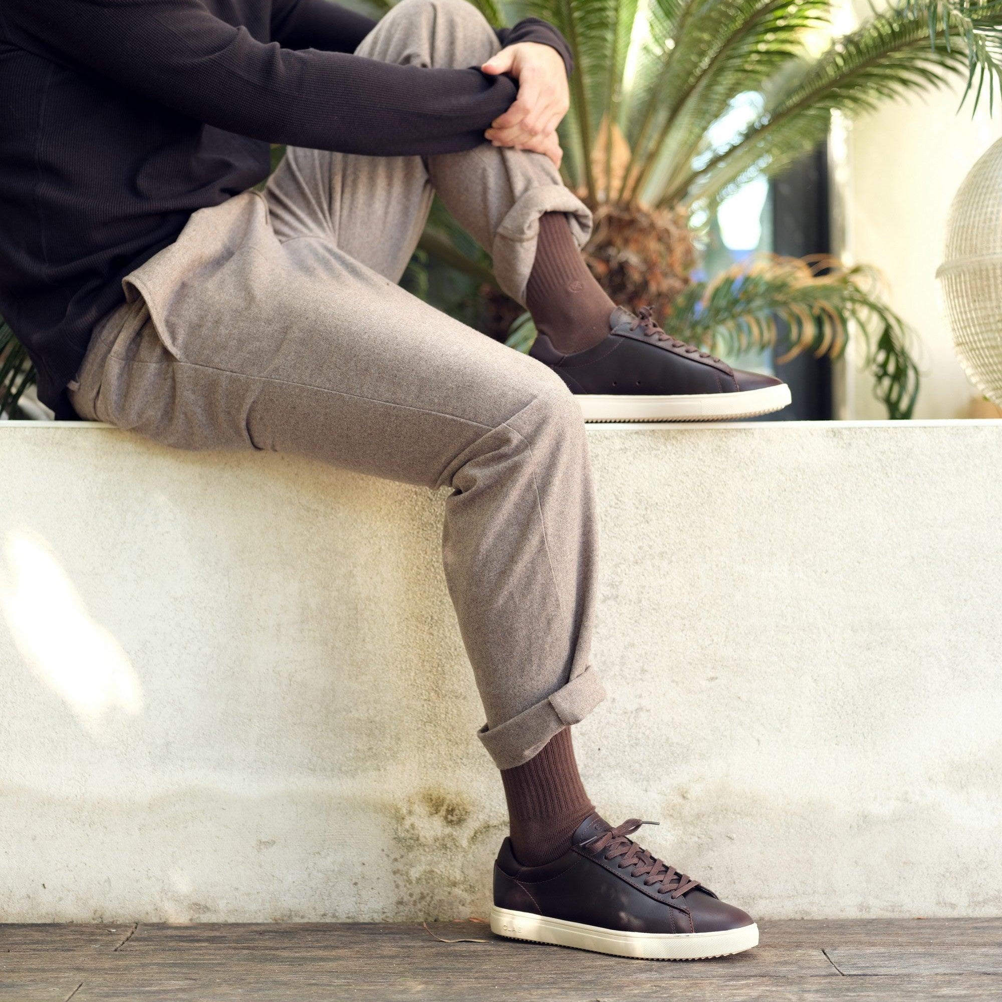 clae-bradley-essentials-oiled-court-sneaker-wasserabweisend image 2