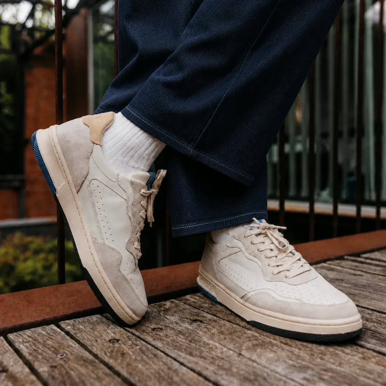 clae-haywood-retro-court-sneaker-nappa-leder-beige image 2