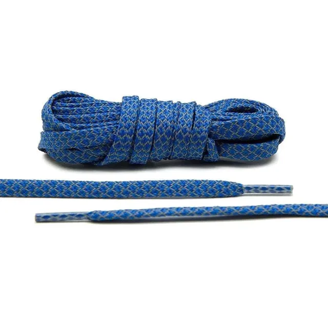 angelus-blue-reflective-flat-laces-1-0-3m-reflektor image 1