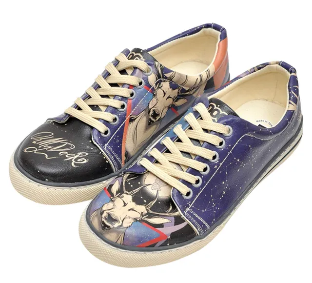 dogo-damen-sneakers-bedruckte-vegane-sneaker image 1