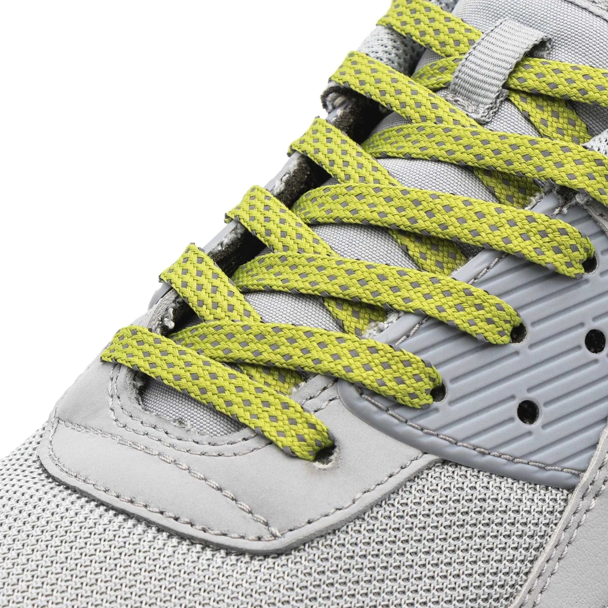 angelus-olive-reflective-flat-laces-2-0-flache-schn-rsenkel image 2