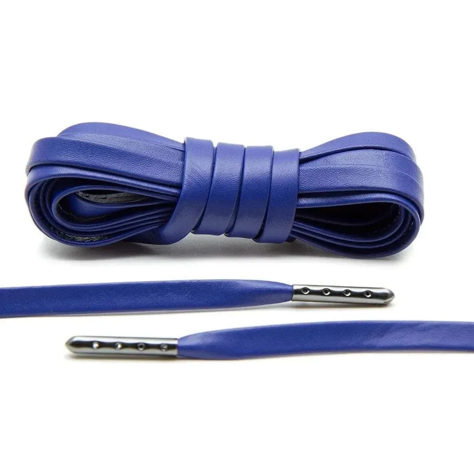 angelus-blue-luxury-leather-laces-leder-schn-rsenkel-blau-mit-gunmetal image 1