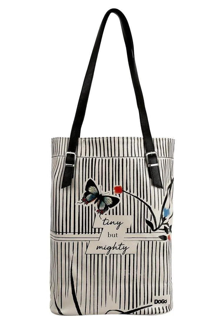 dogo-tall-bag-tiny-but-mighty-tote-bag-vegan-damen image 1
