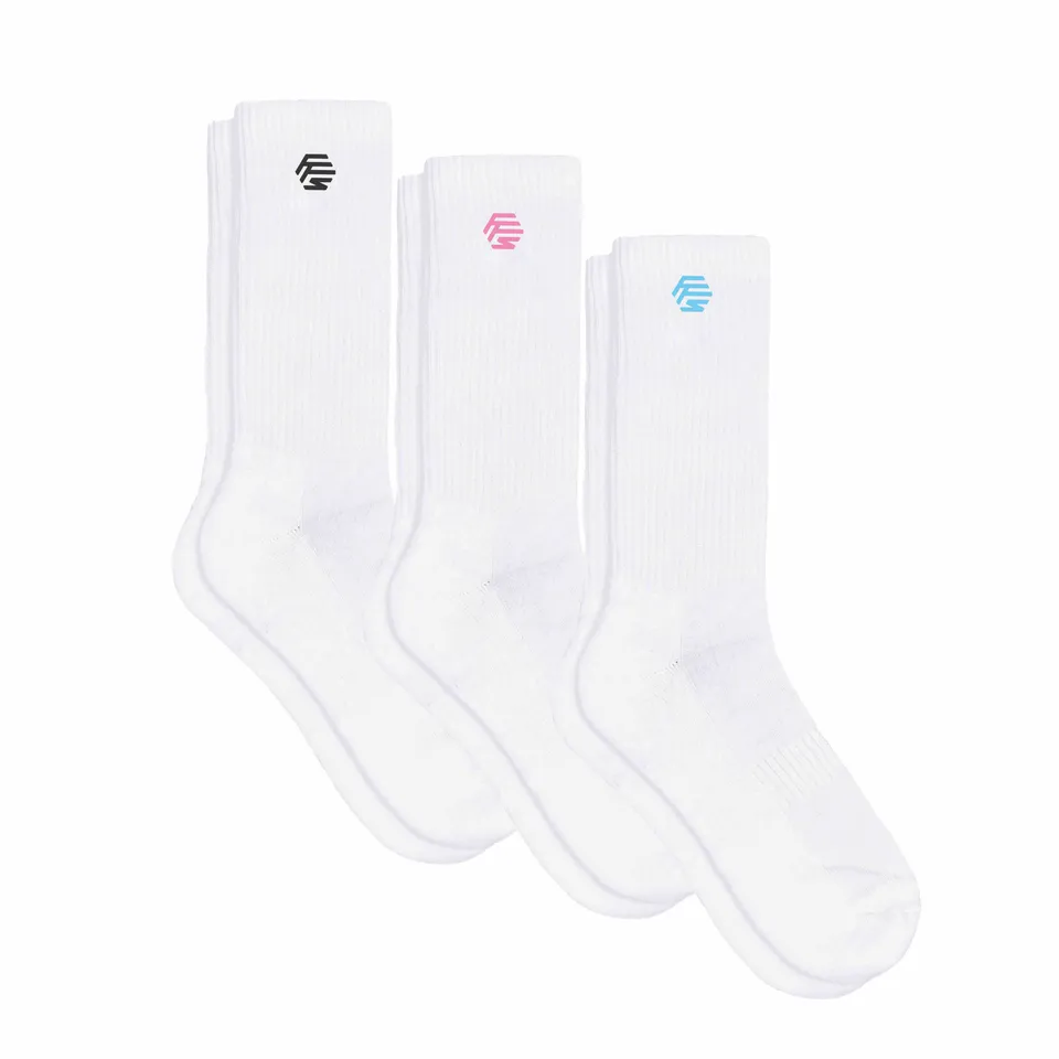 flowers-for-society-socken-3er-pack-white-multicolor image 1