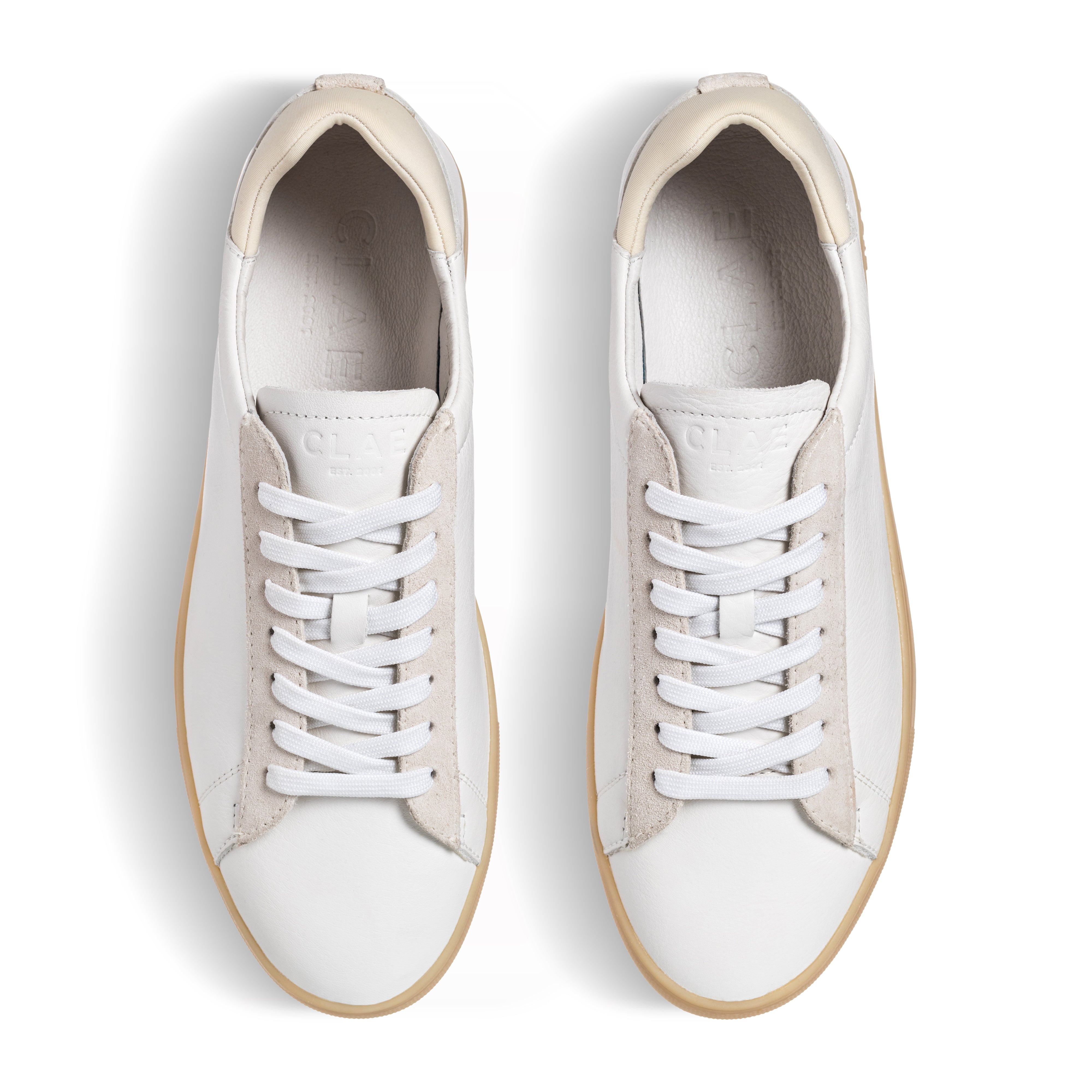 clae-bradley-white-off-white-light-nat-gum-damen-sneaker image 4
