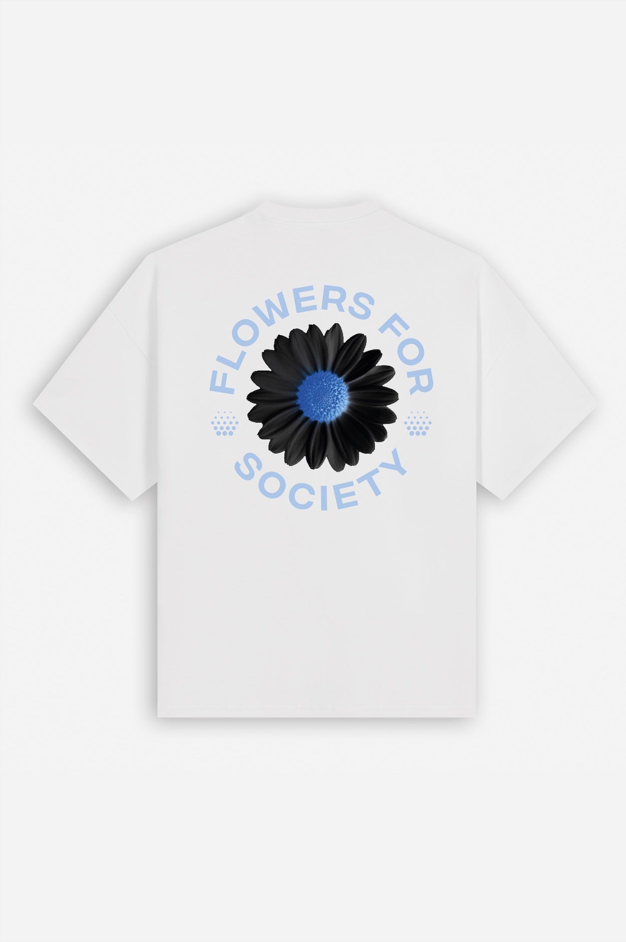 flowers-for-society-daisy-night-t-shirt-wei-blau-grafik-shirt image 4