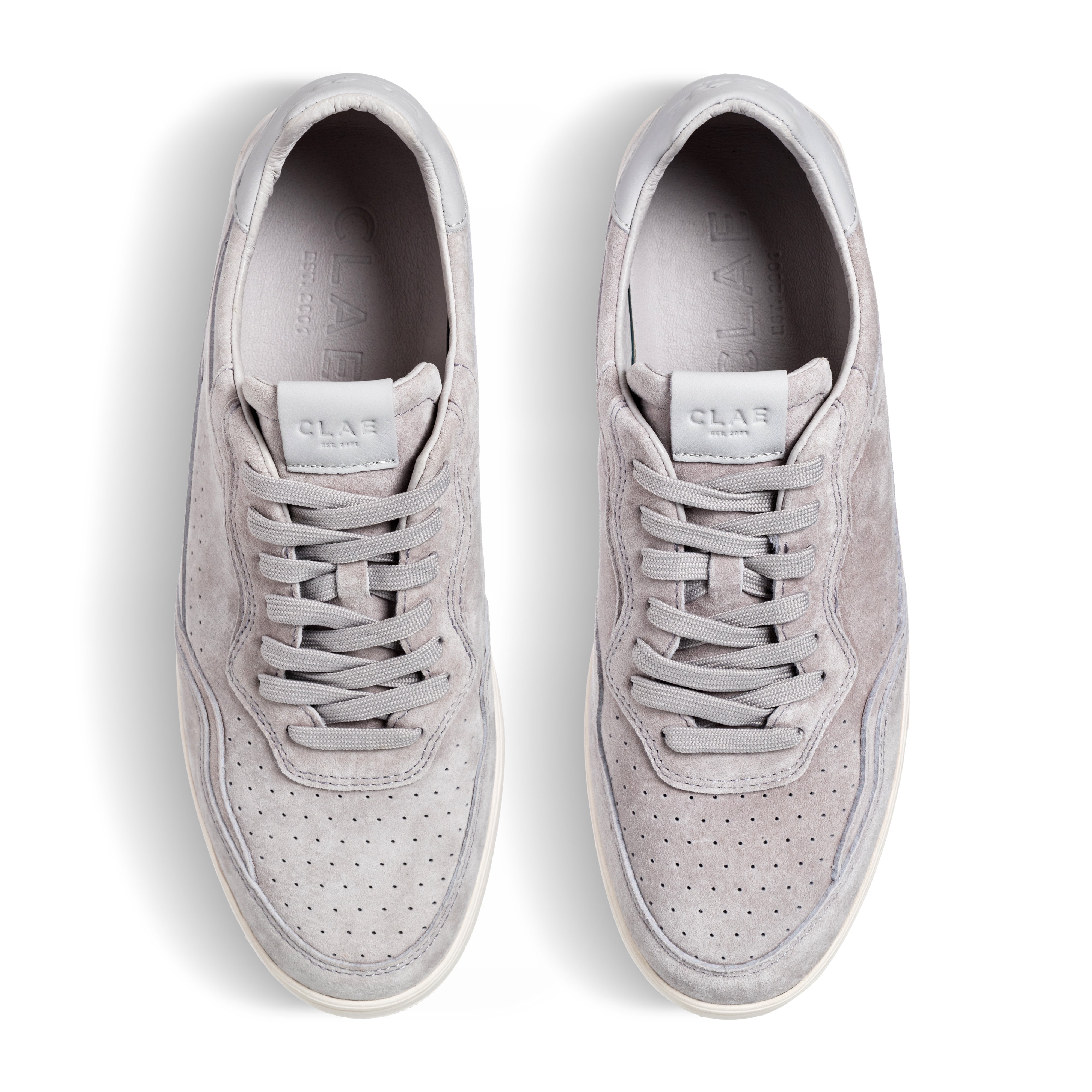 clae-haywood-court-sneaker-quiet-gray-suede image 3