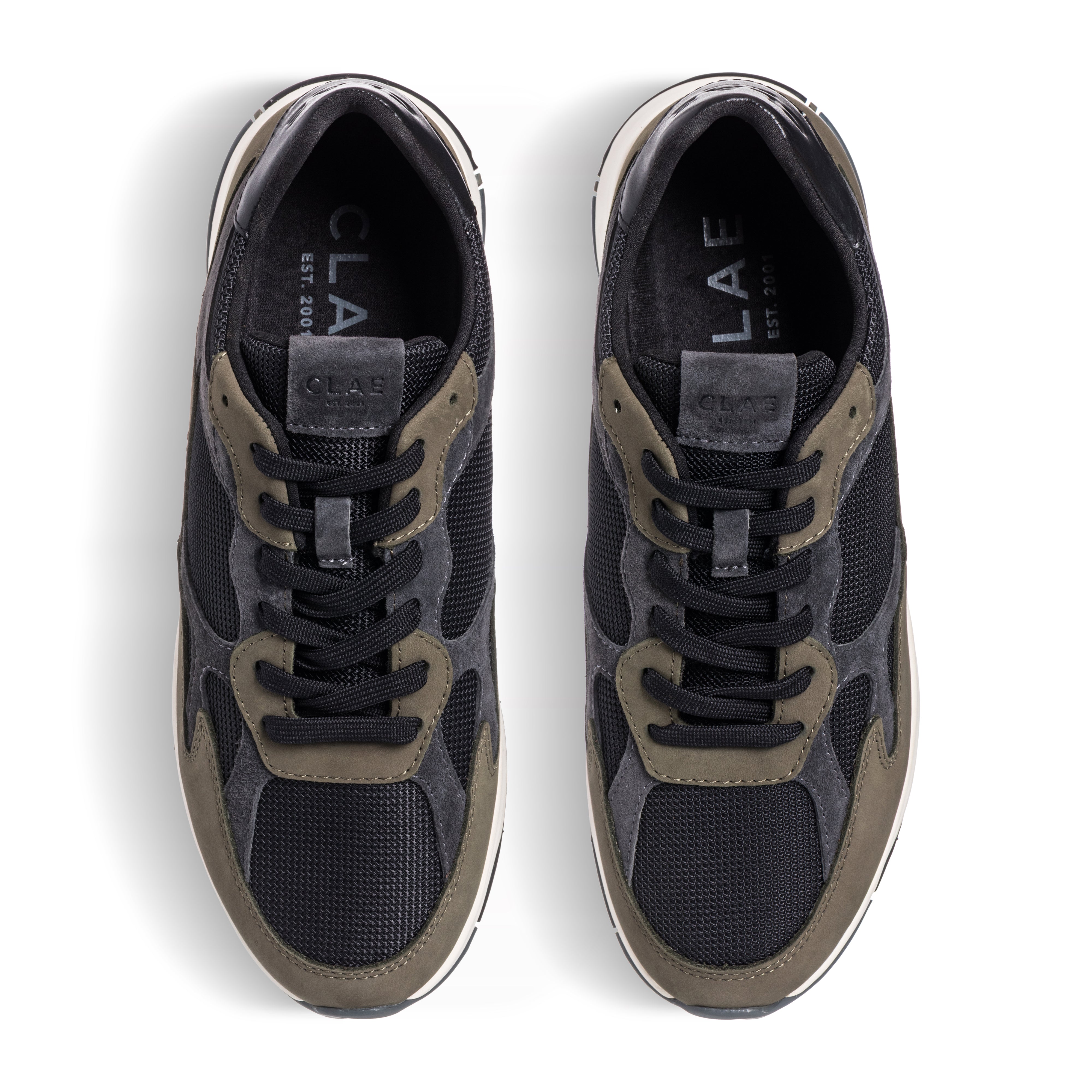 clae-zuma-lifestyle-runner-olive-turbulence-black image 3