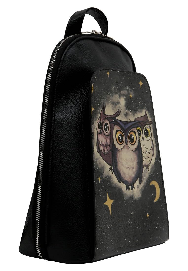 dogo-tidy-bag-veganer-damen-rucksack-owls-family image 2