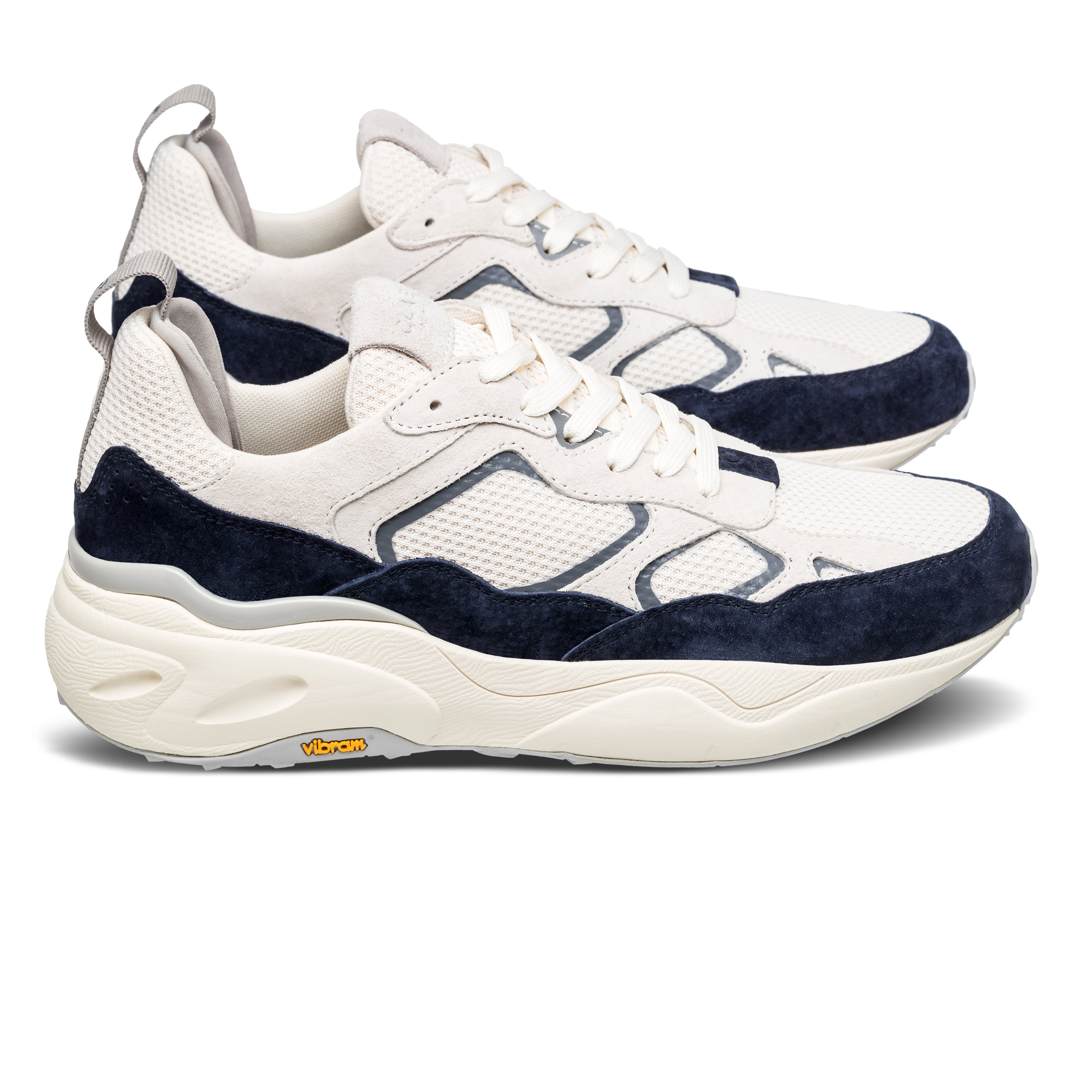 clae-salazar-runner-off-white-navy-mit-vibram-sohle image 6