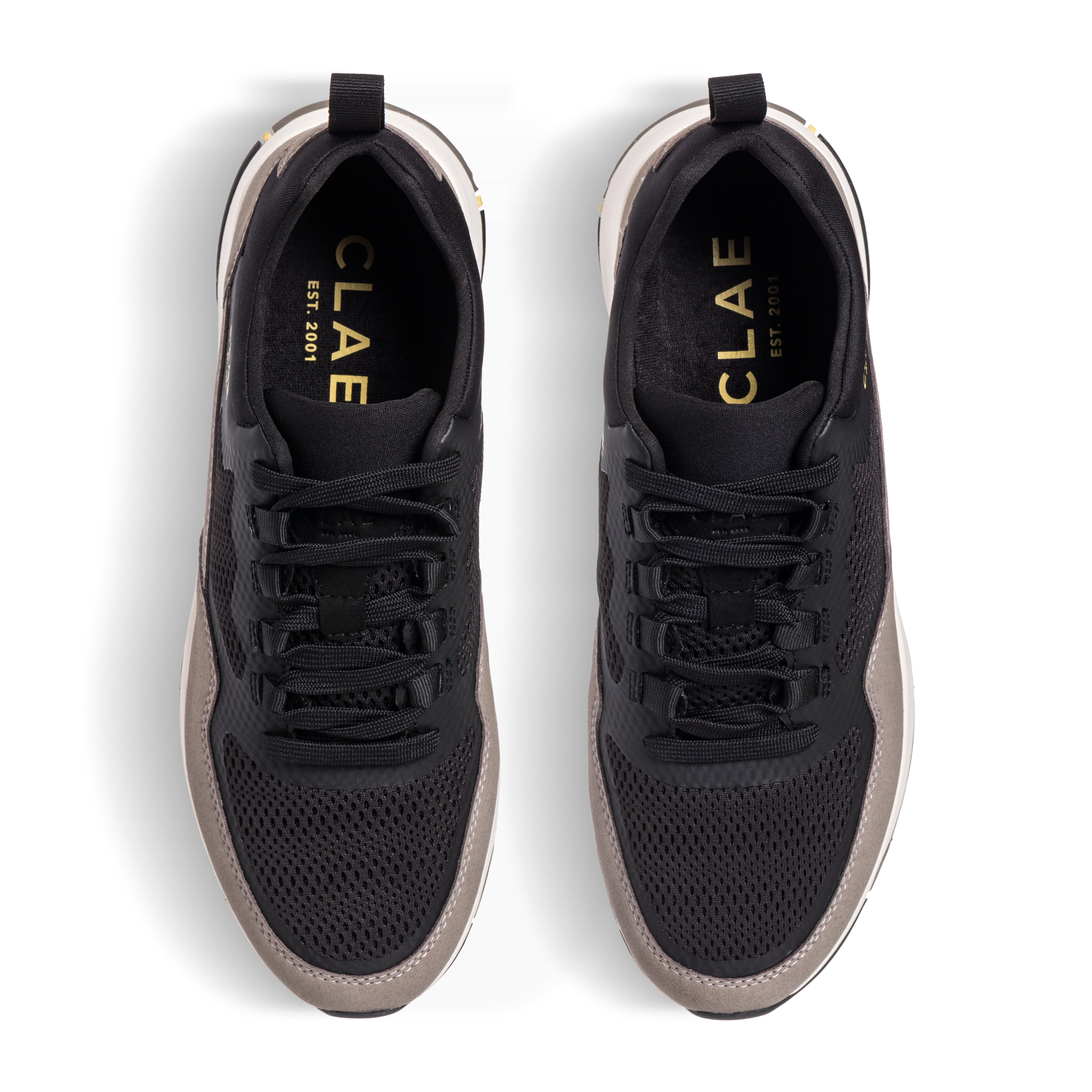 clae-milo-runner-black-fallen-rock-vegan image 3