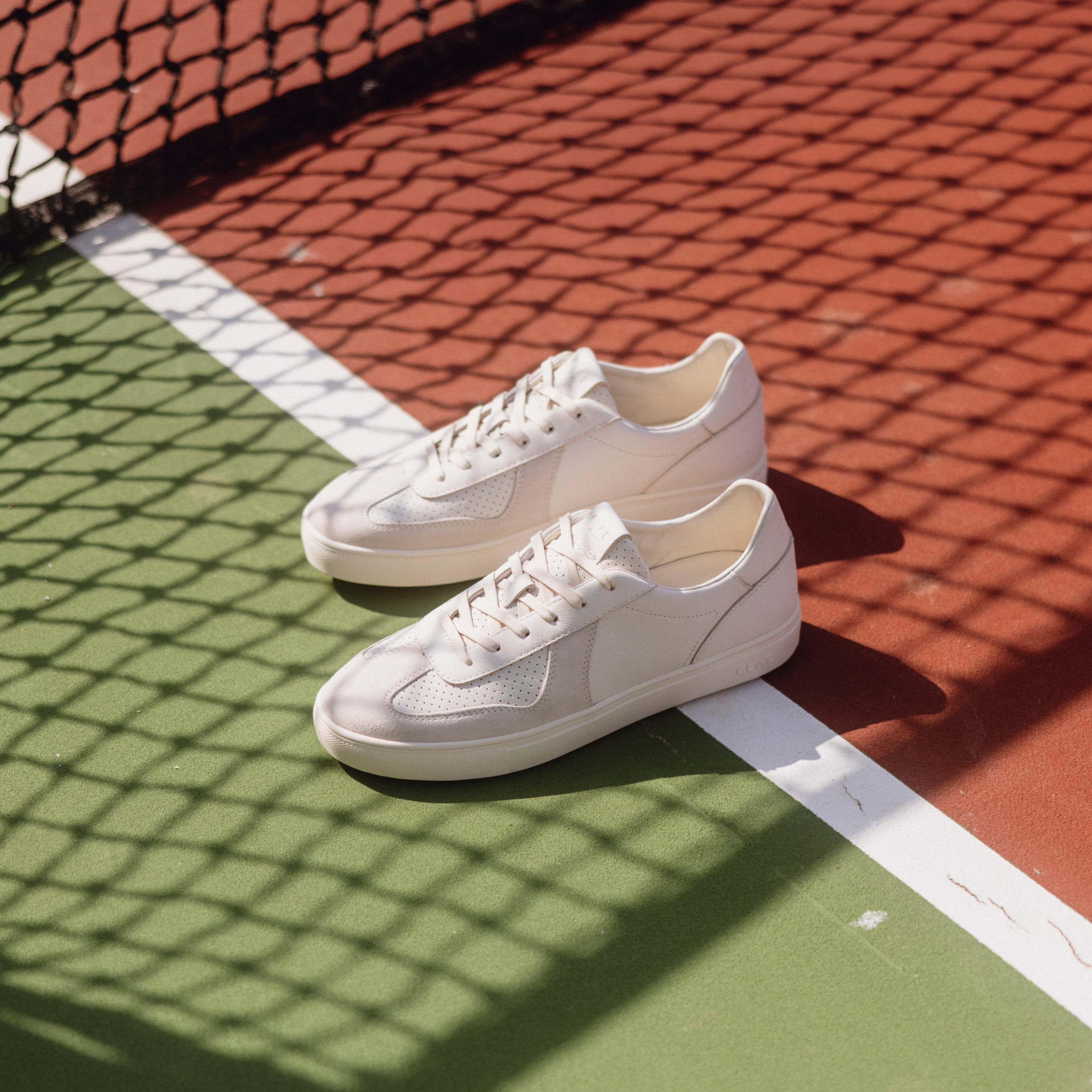 clae-bastian-sneaker-triple-off-white-leather image 2