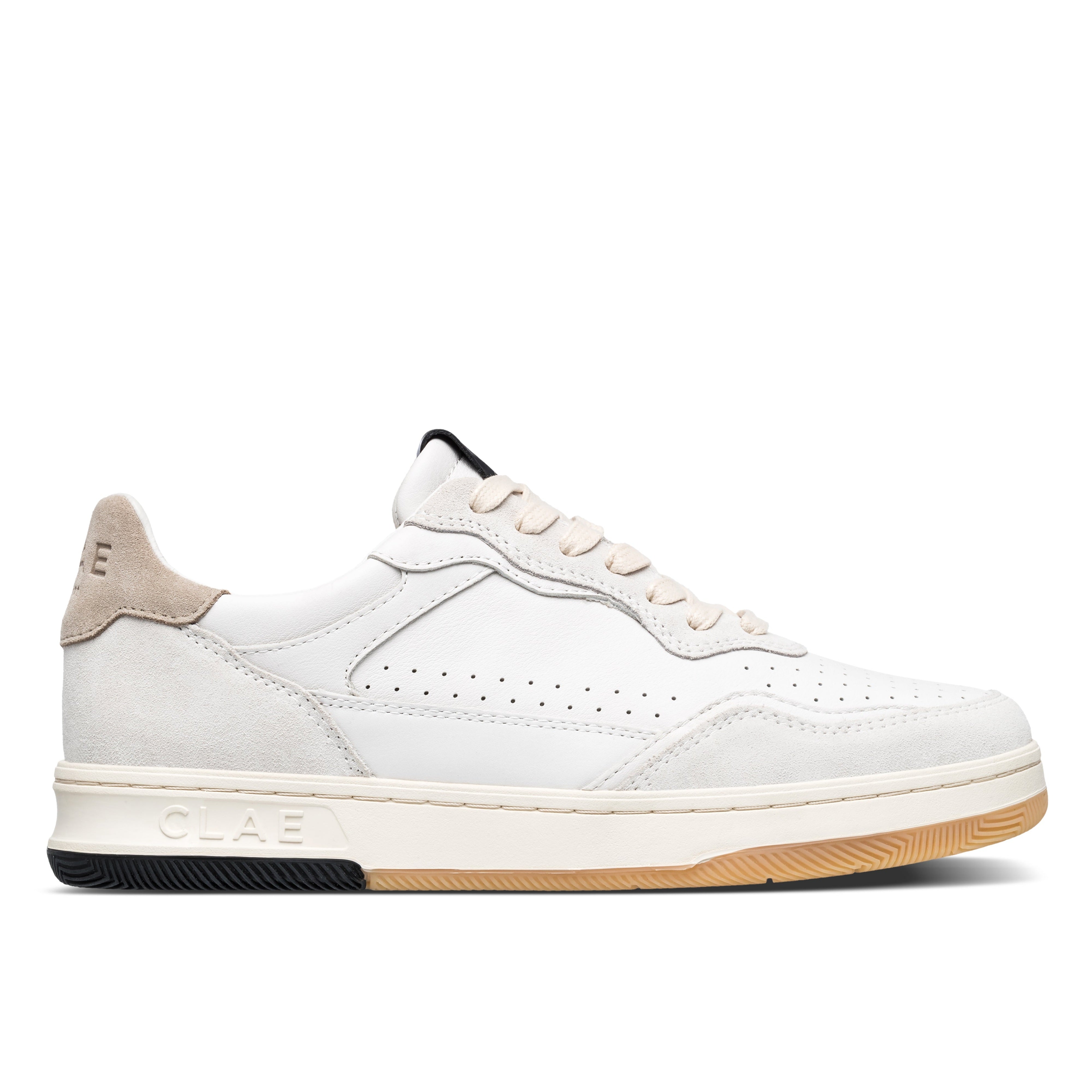 clae-haywood-sneaker-white-feather-black image 1
