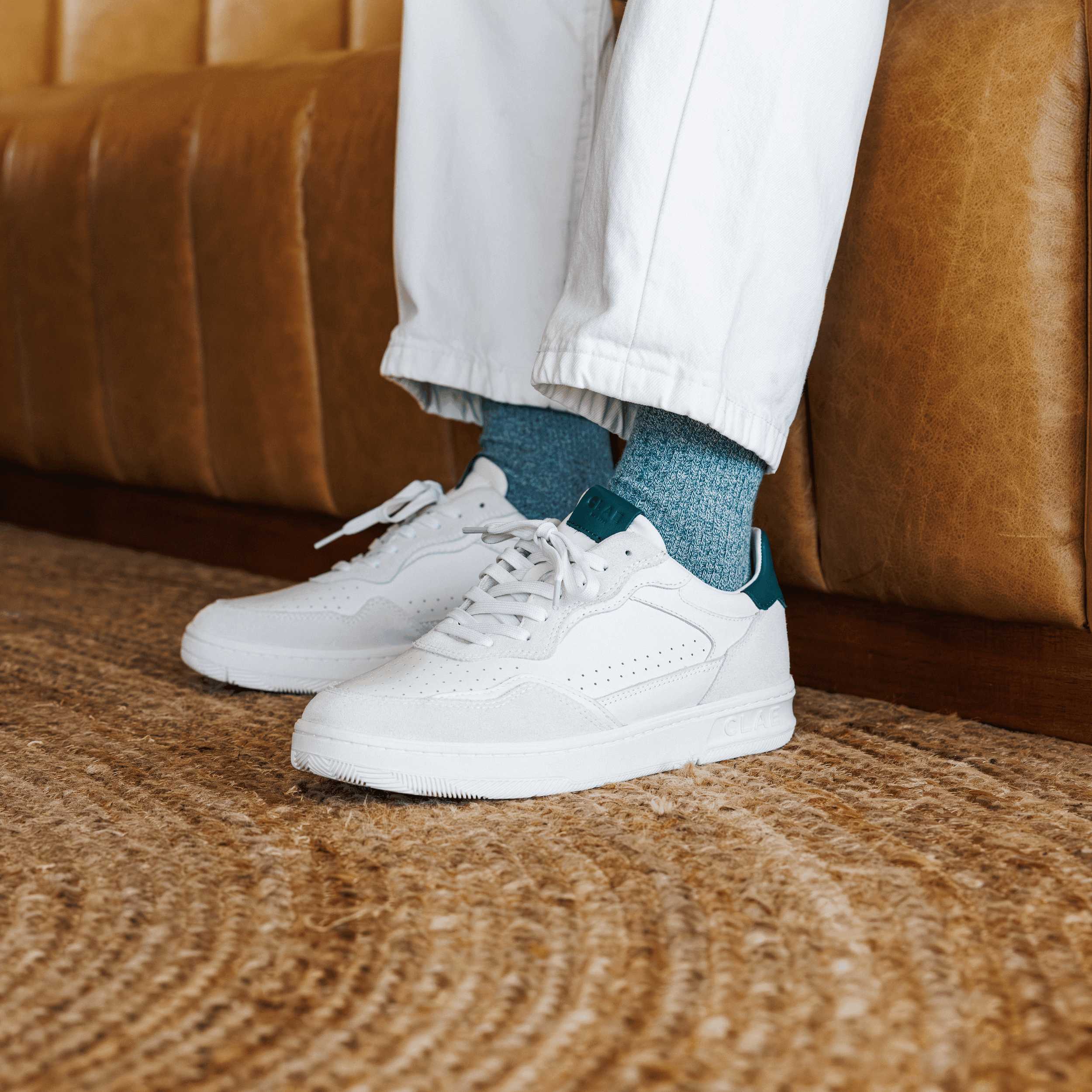 clae-haywood-sneaker-white-pine-needle-damen image 2