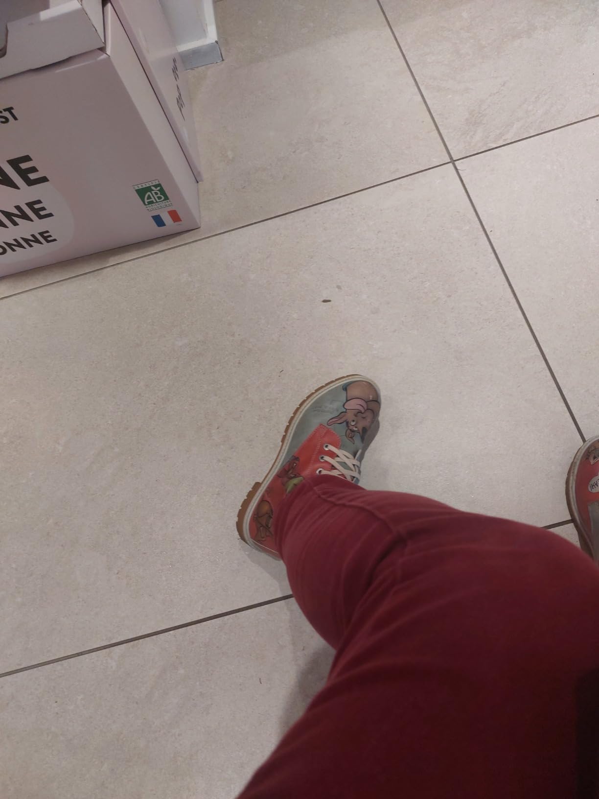Cool, nur etwas einlaufen