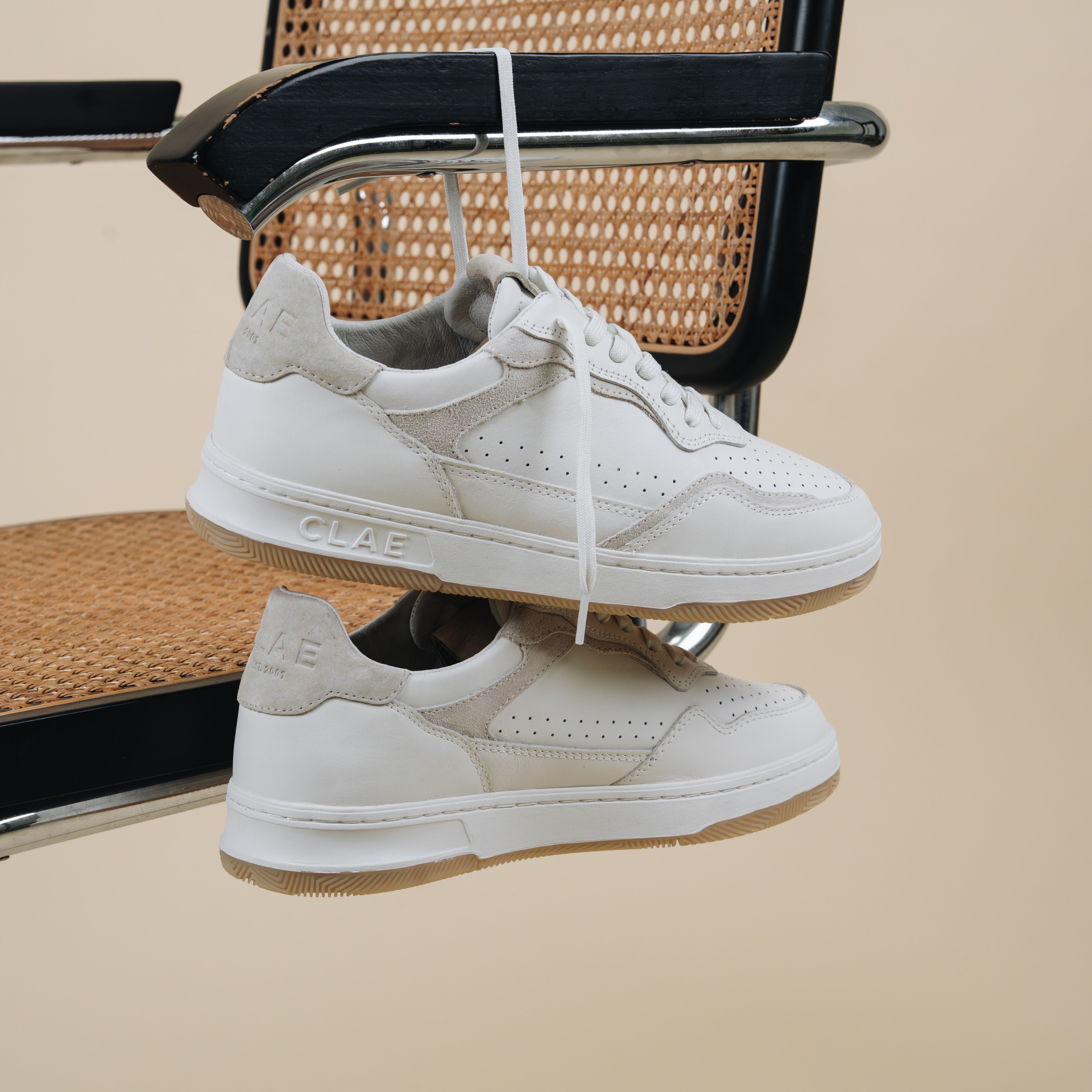 clae-haywood-sneaker-white-wood-ash image 2