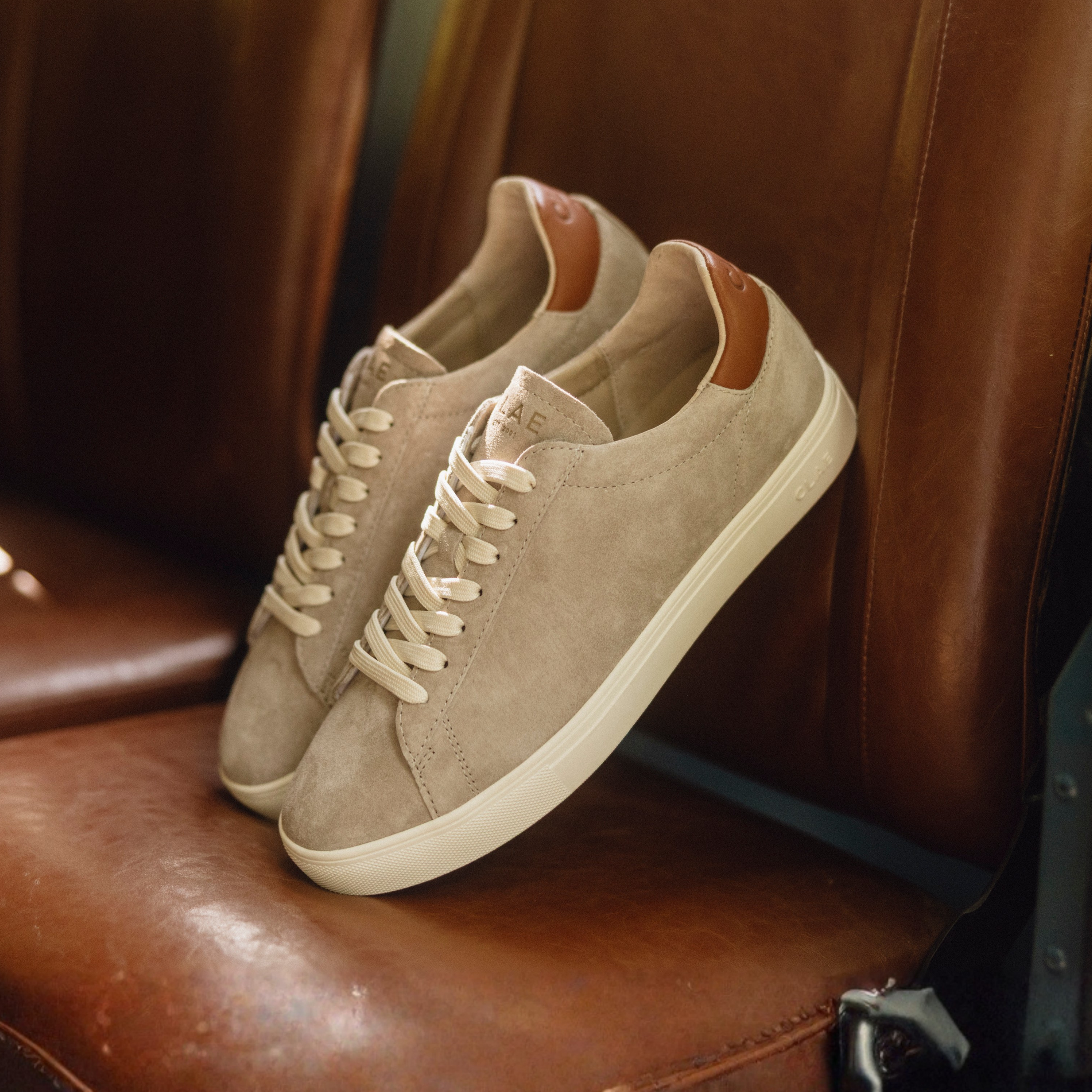 clae-bradley-low-top-sneaker-cobblestone-suede image 2