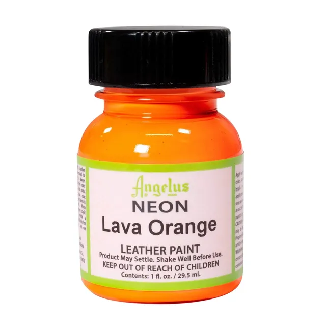 angelus-neon-lava-orange-lederfarbe image 1