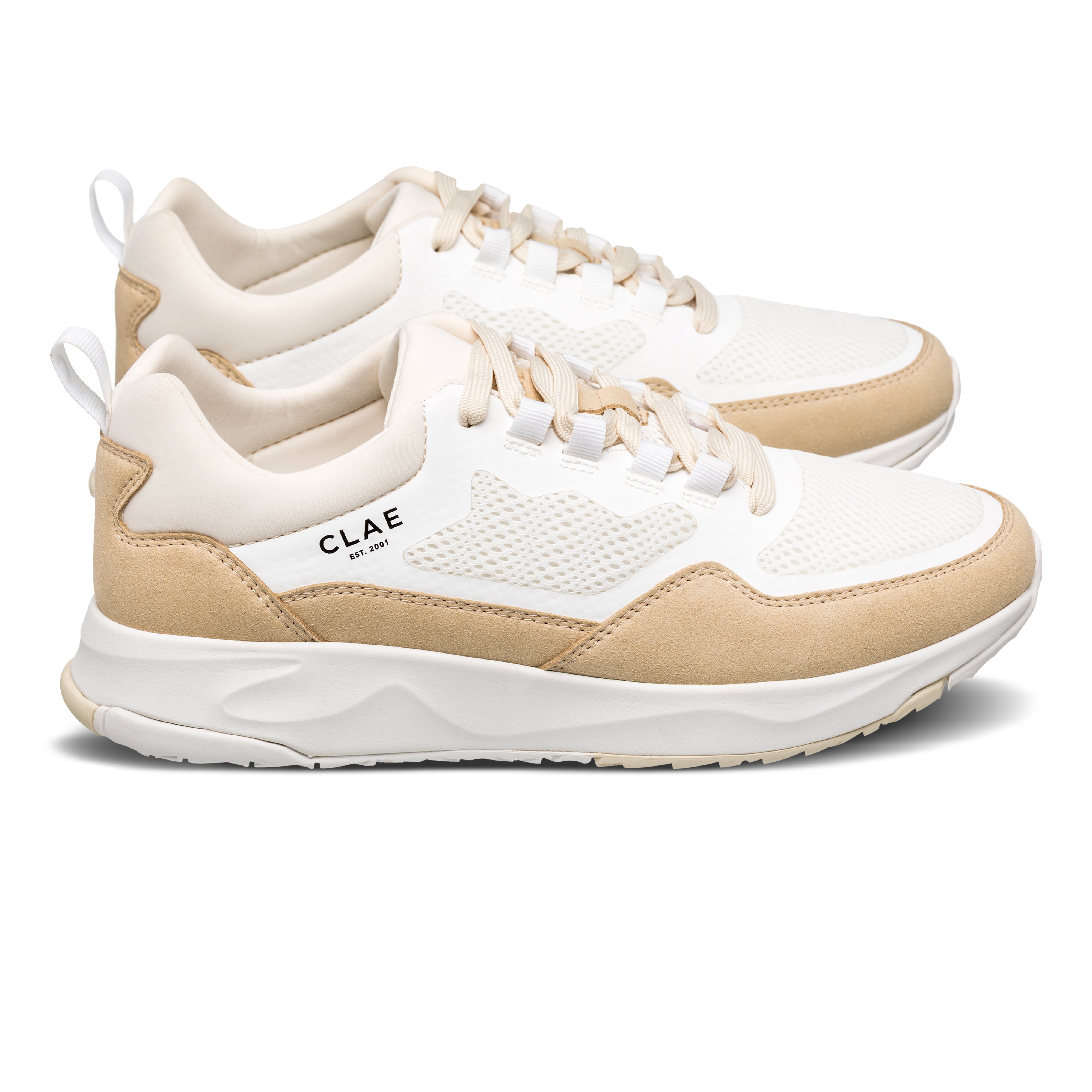 clae-milo-vegan-runner-angora-white image 6