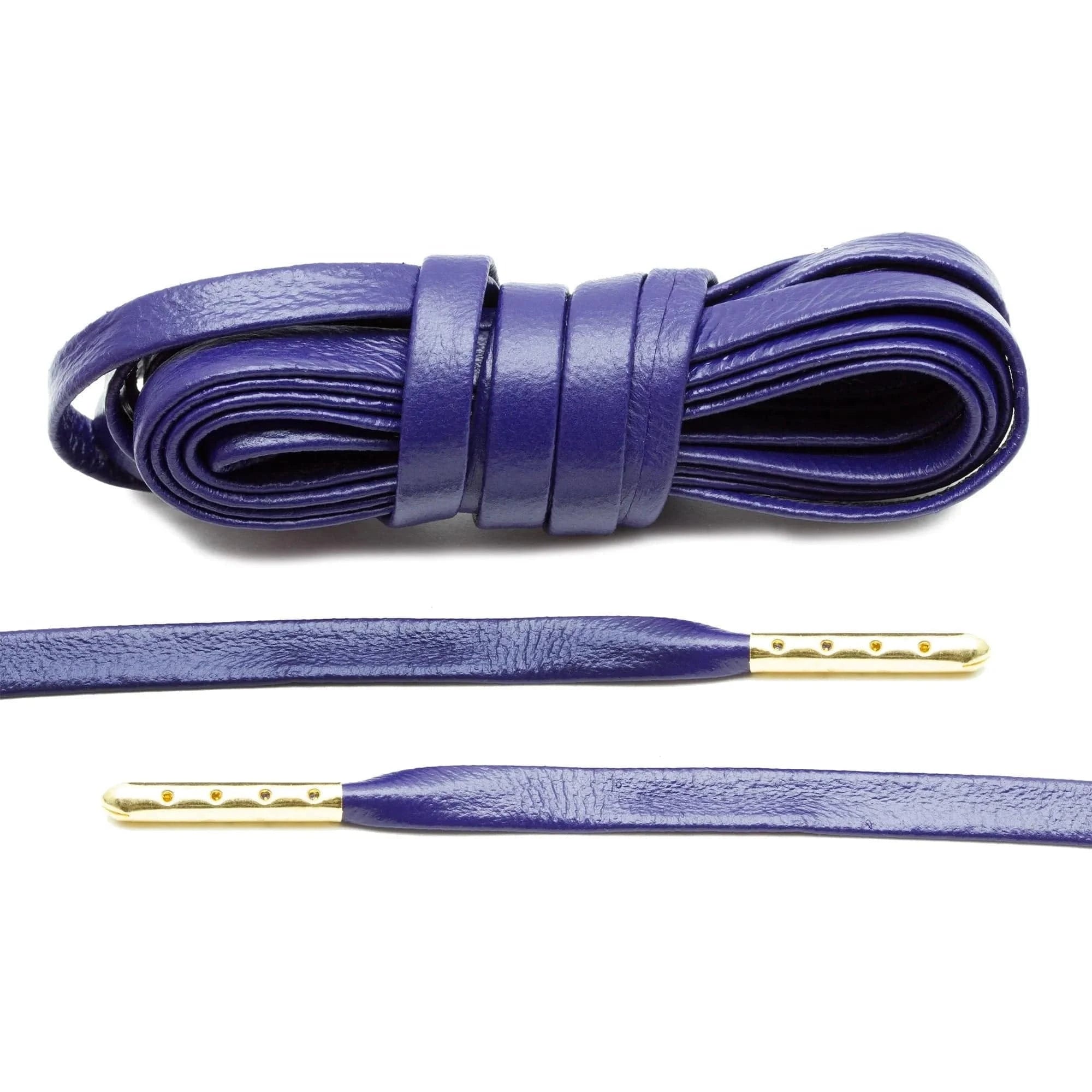 angelus-purple-luxury-leather-schn-rsenkel-gold-plated image 1