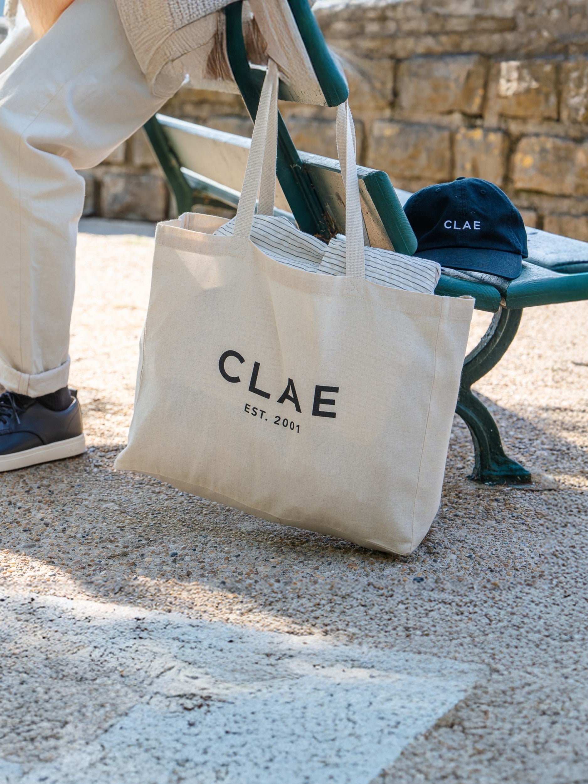 clae-tote-bag-bio-baumwolle-ecru image 2