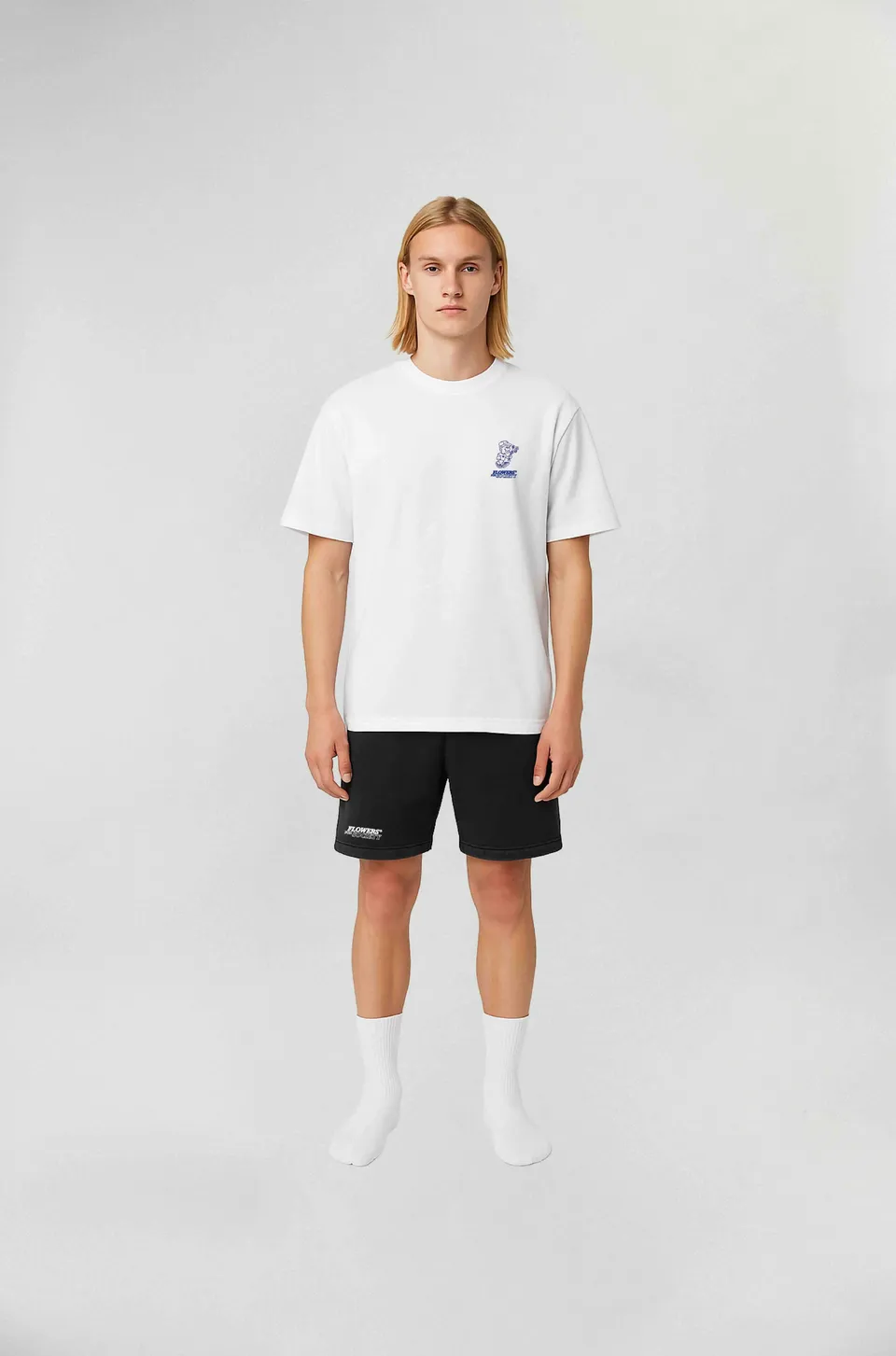 flowers-for-society-vintage-shorts-black-sense-white image 1