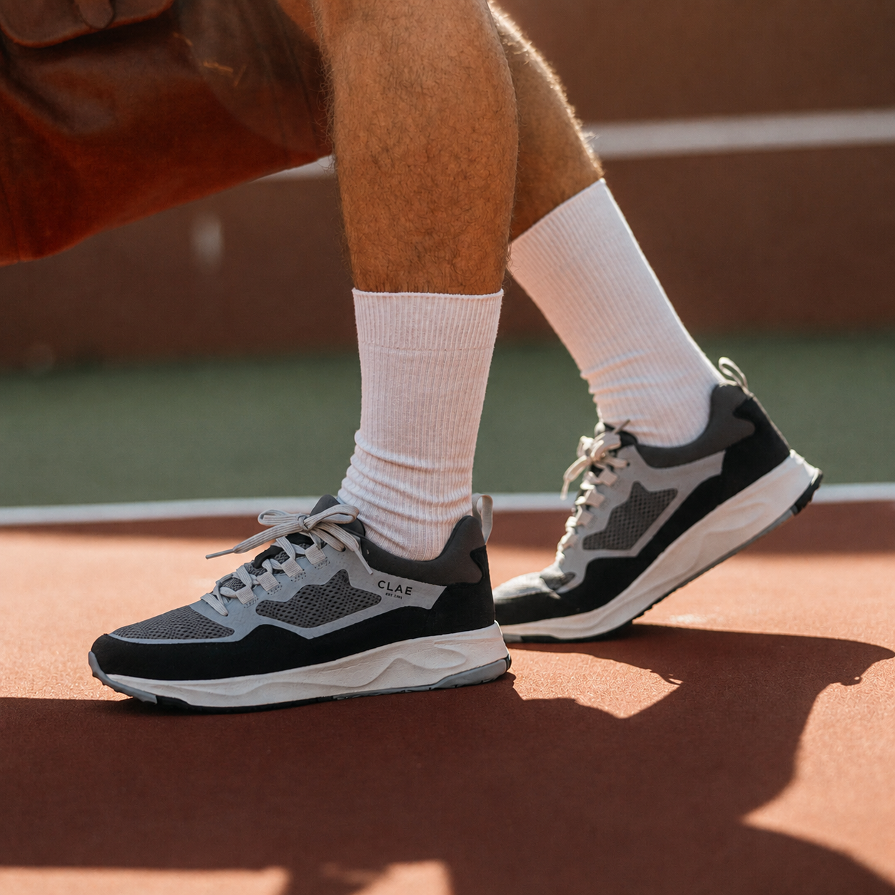 clae-milo-runner-navy-quarry-vegan image 2