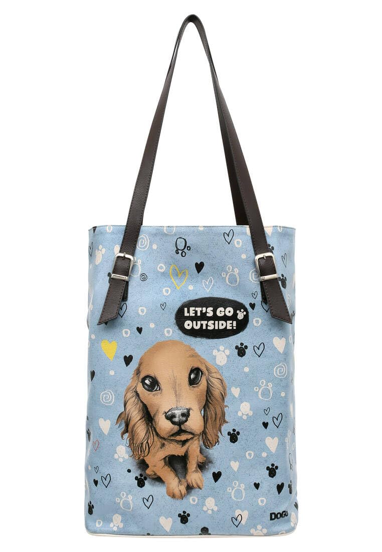 dogo-tall-bag-hello-my-hooman-vegane-damen-schultertasche image 4
