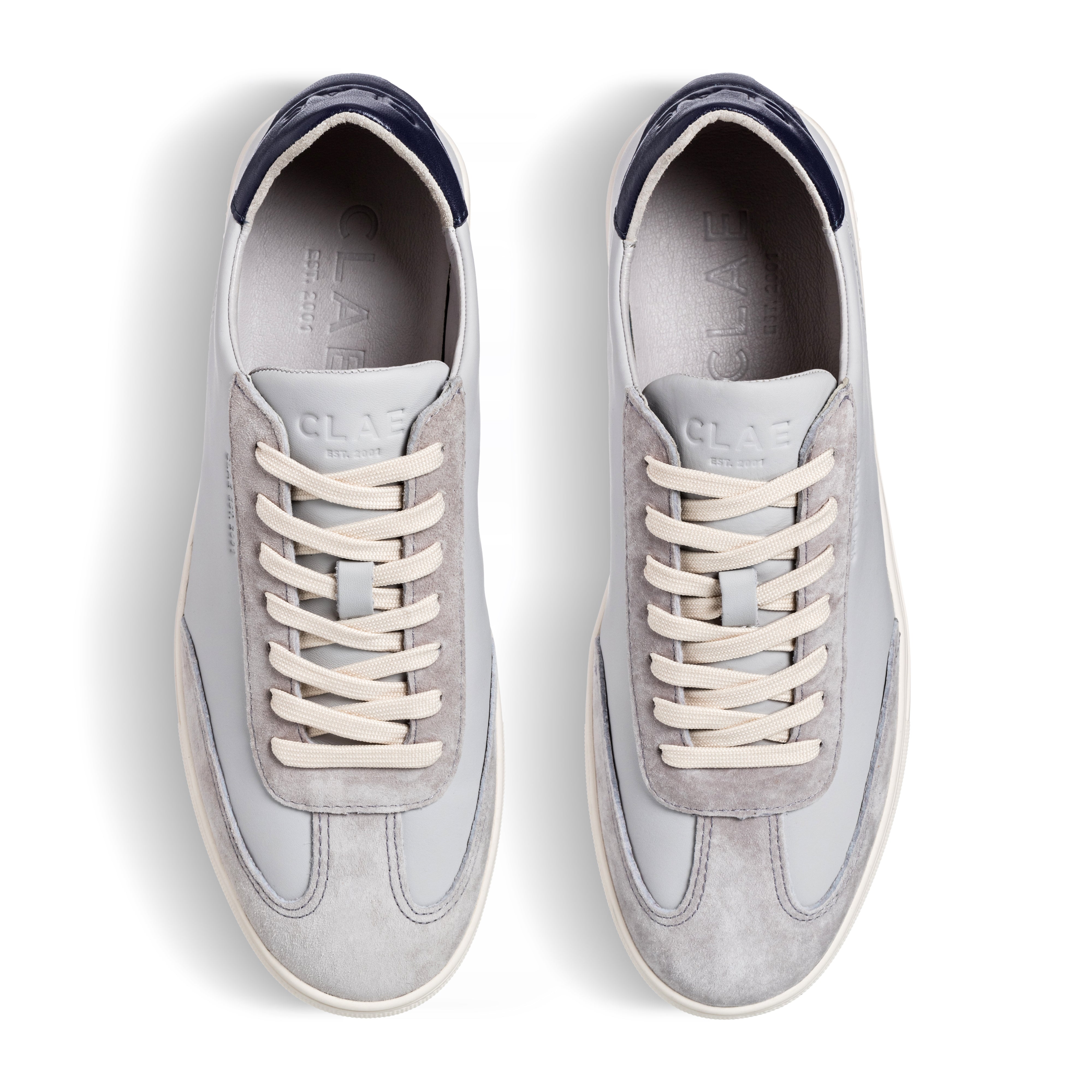 clae-deane-t-toe-court-sneaker-quiet-gray-navy-damen image 4