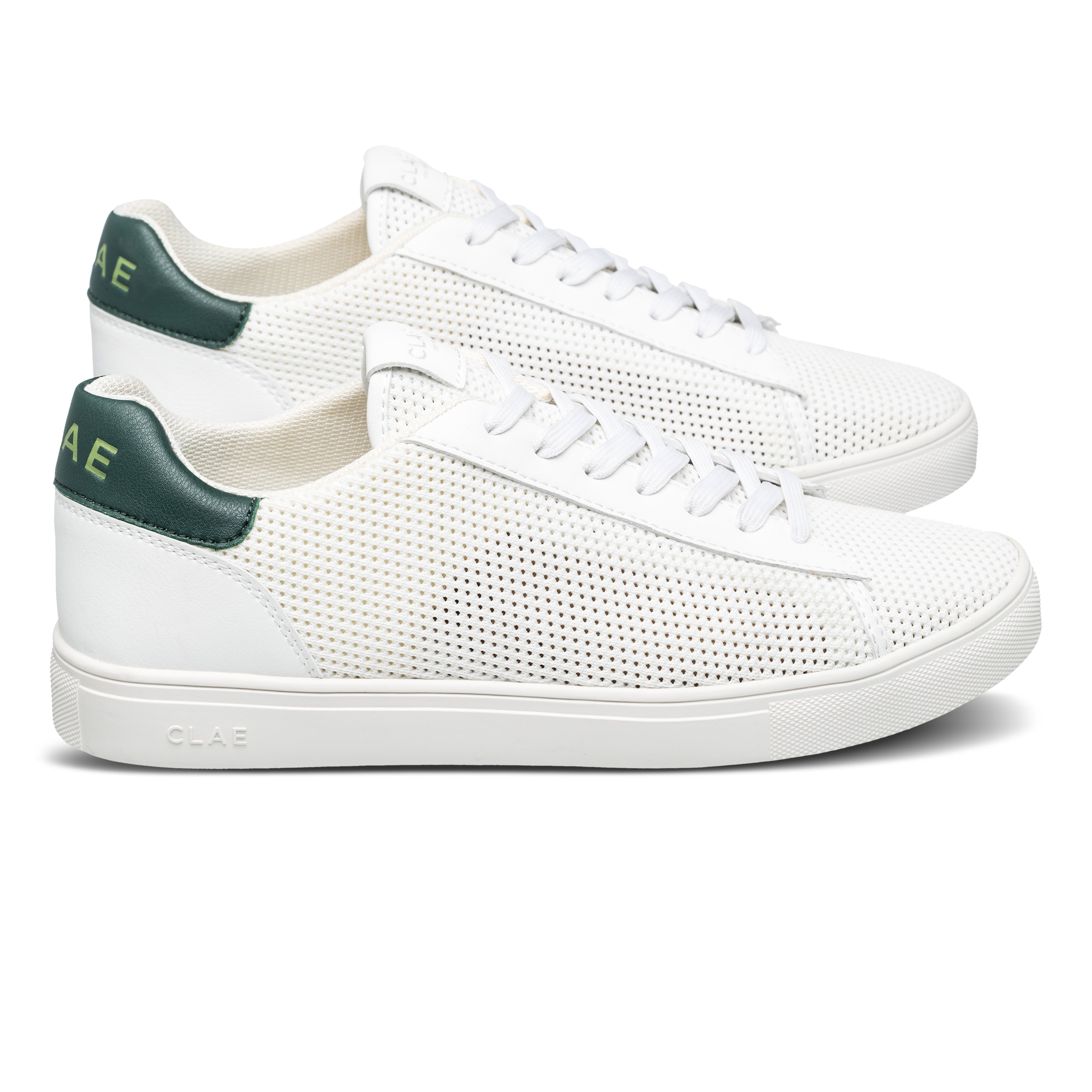 clae-bradley-knit-vegan-sneaker-white-pine-needle image 7