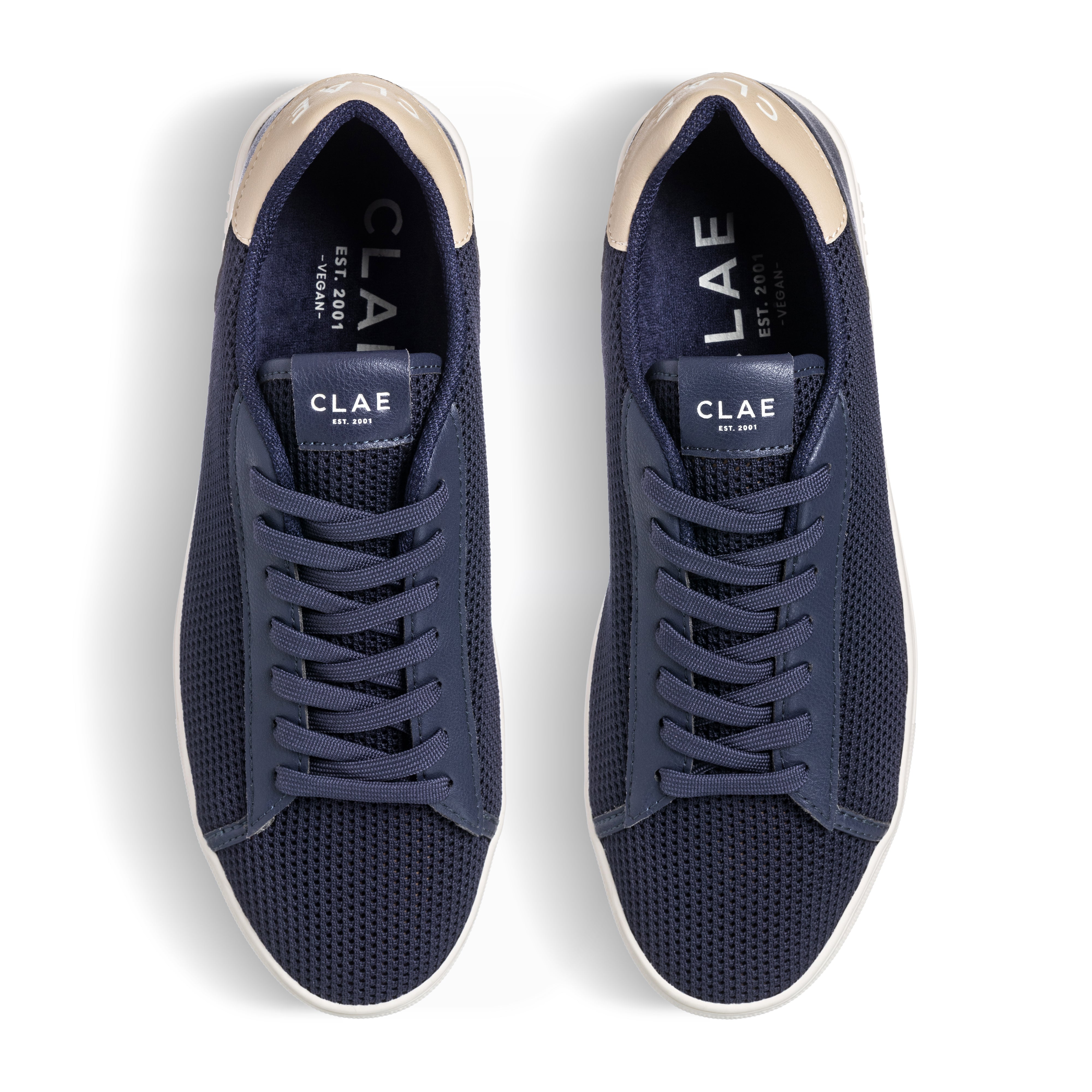 clae-bradley-knit-sneaker-navy-safari-vegan-damen image 4