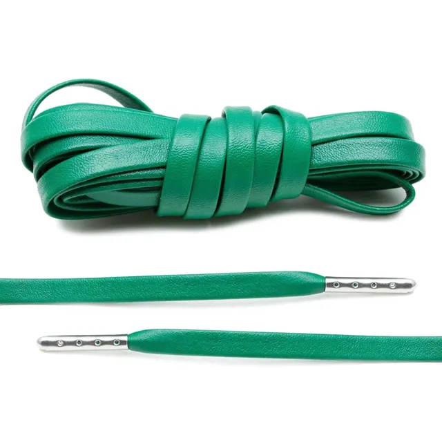 angelus-kelly-green-luxury-leather-schn-rsenkel-mit-silberkappen image 1
