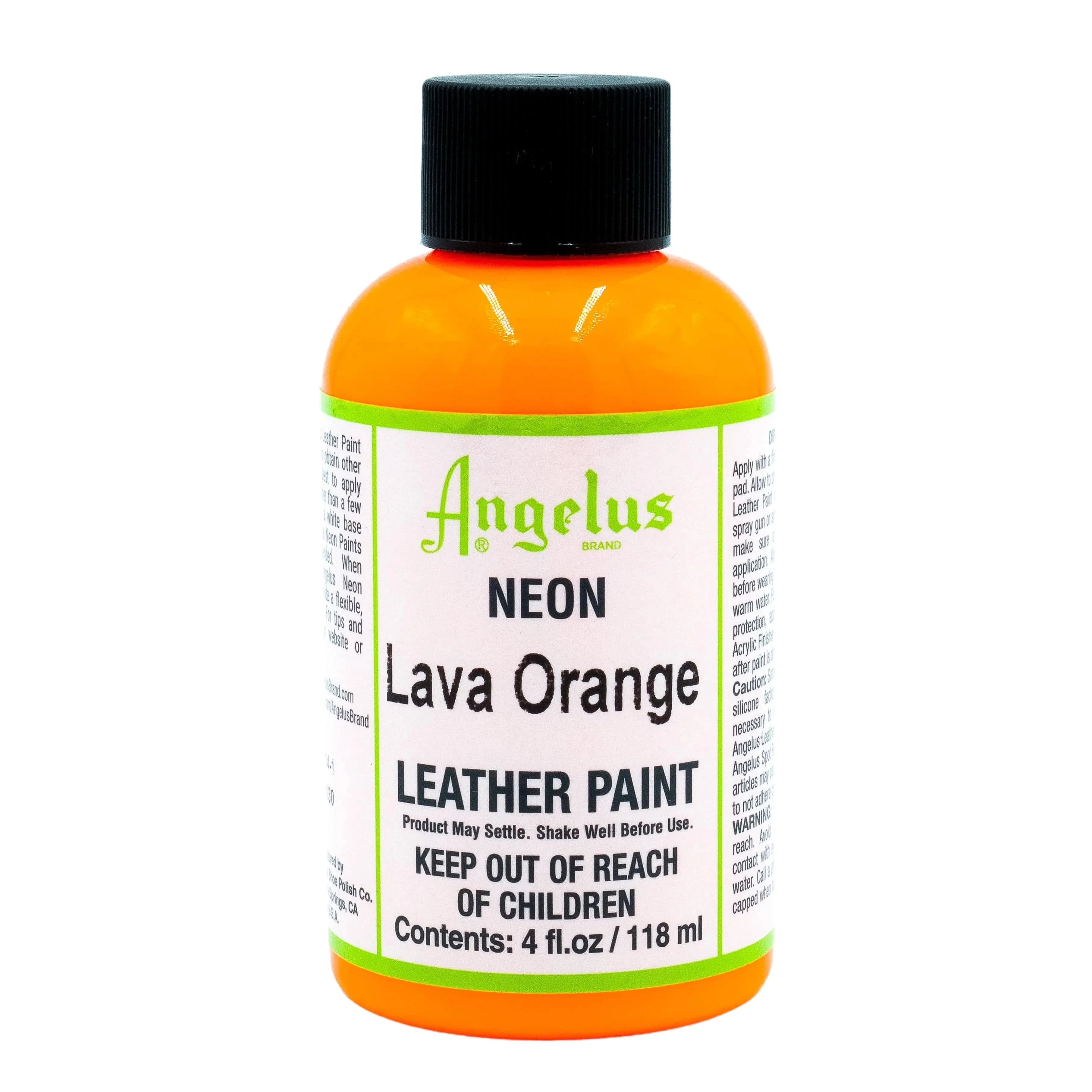 angelus-neon-lava-orange-lederfarbe image 2