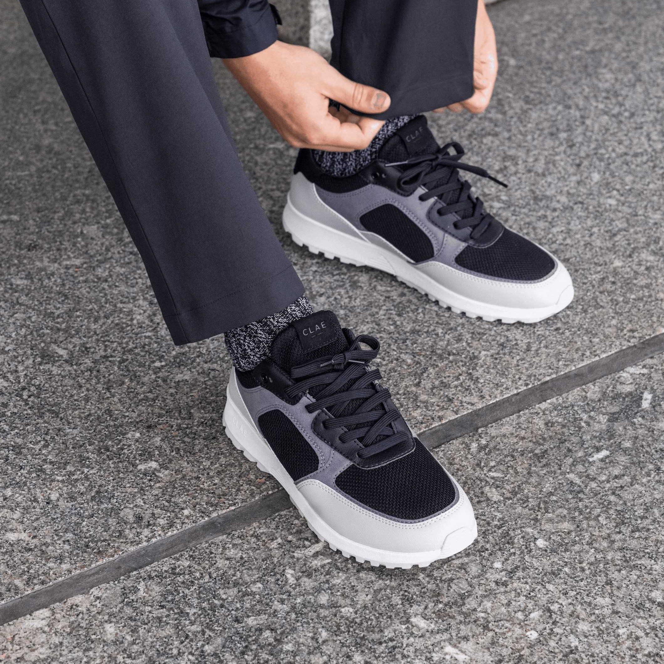 clae-joshua-vegan-sneaker-schwarz-gr-n image 2