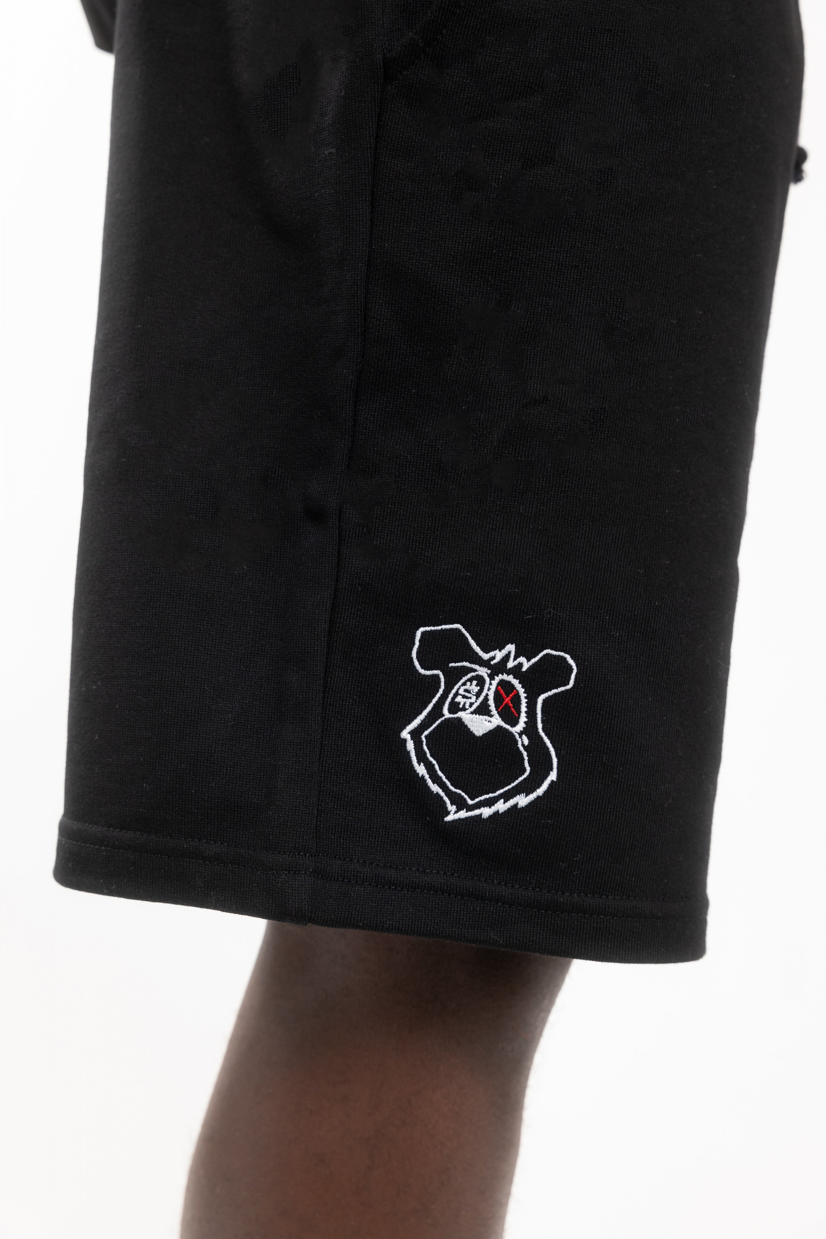 flowers-for-society-king-saladeen-shorts-black image 2