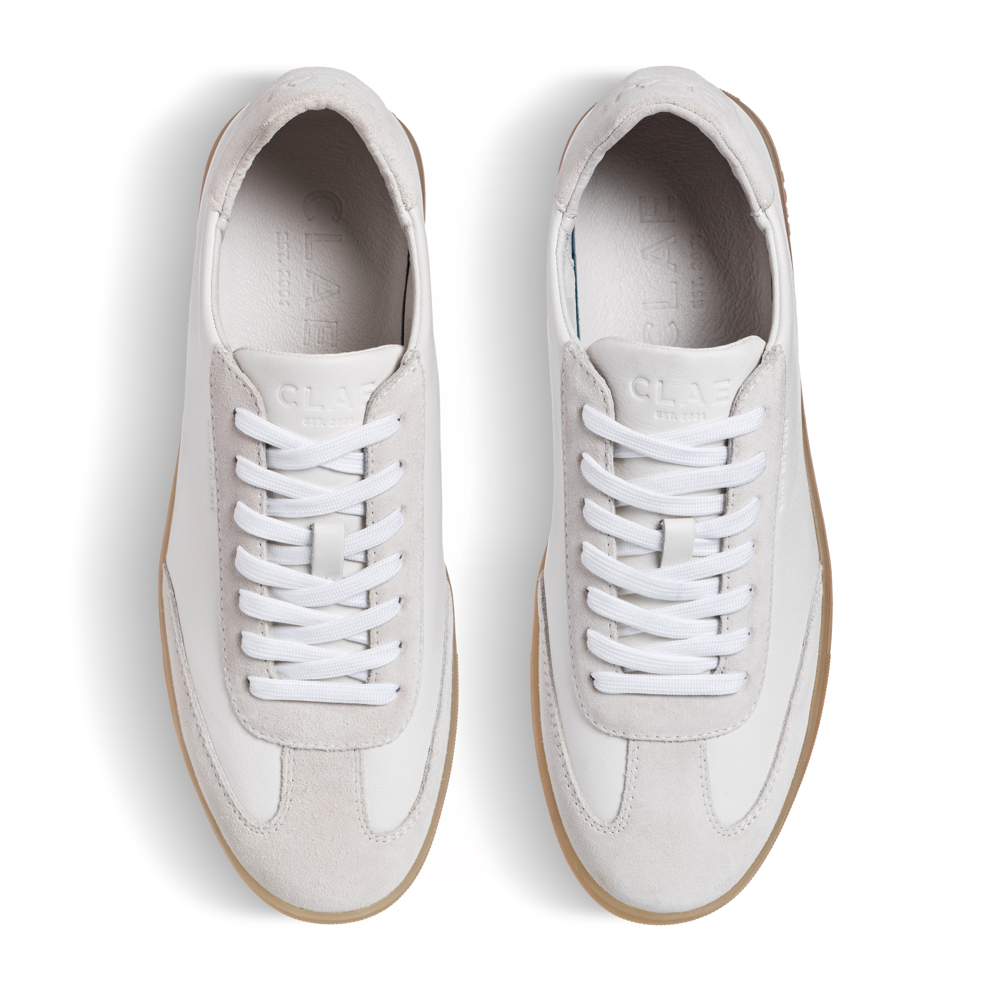 clae-deane-white-silver-mink-clear-damen-court-sneaker image 3