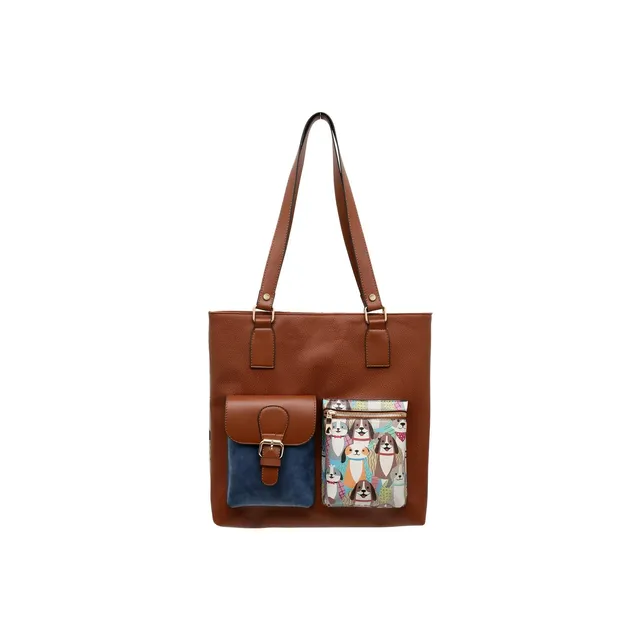 dogo-multi-pocket-bag-vegane-damen-umh-ngetasche-best-friends-forever image 1