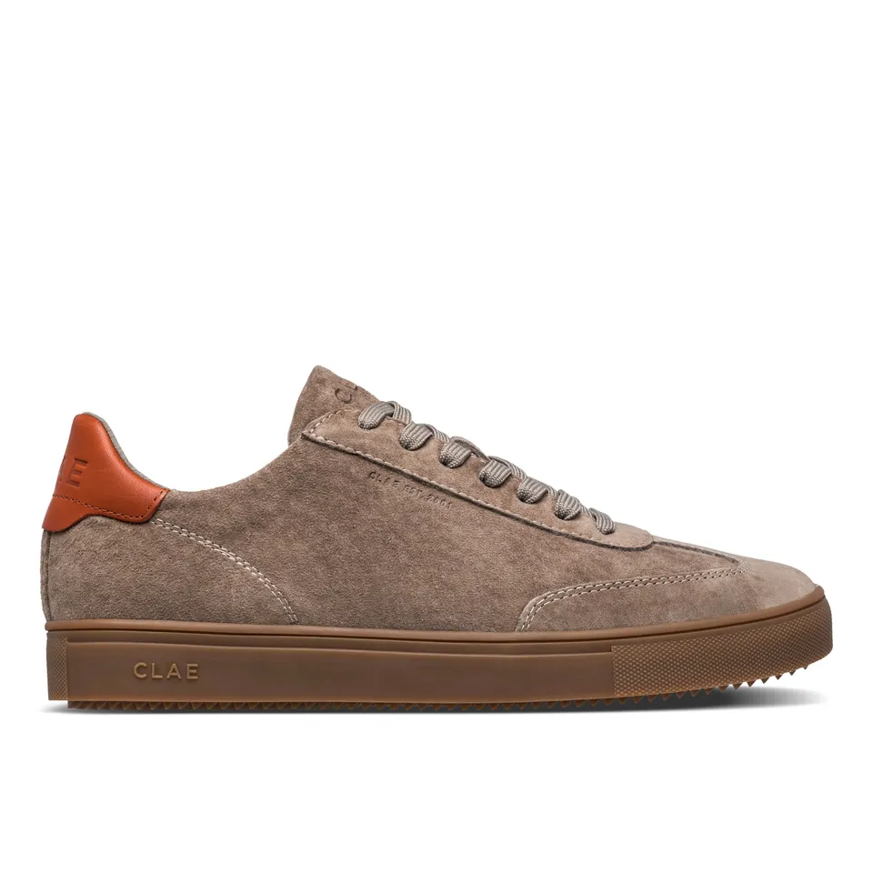 clae-deane-court-sneaker-fallen-rock-dark-gum-suede-nappa-t-toe image 1
