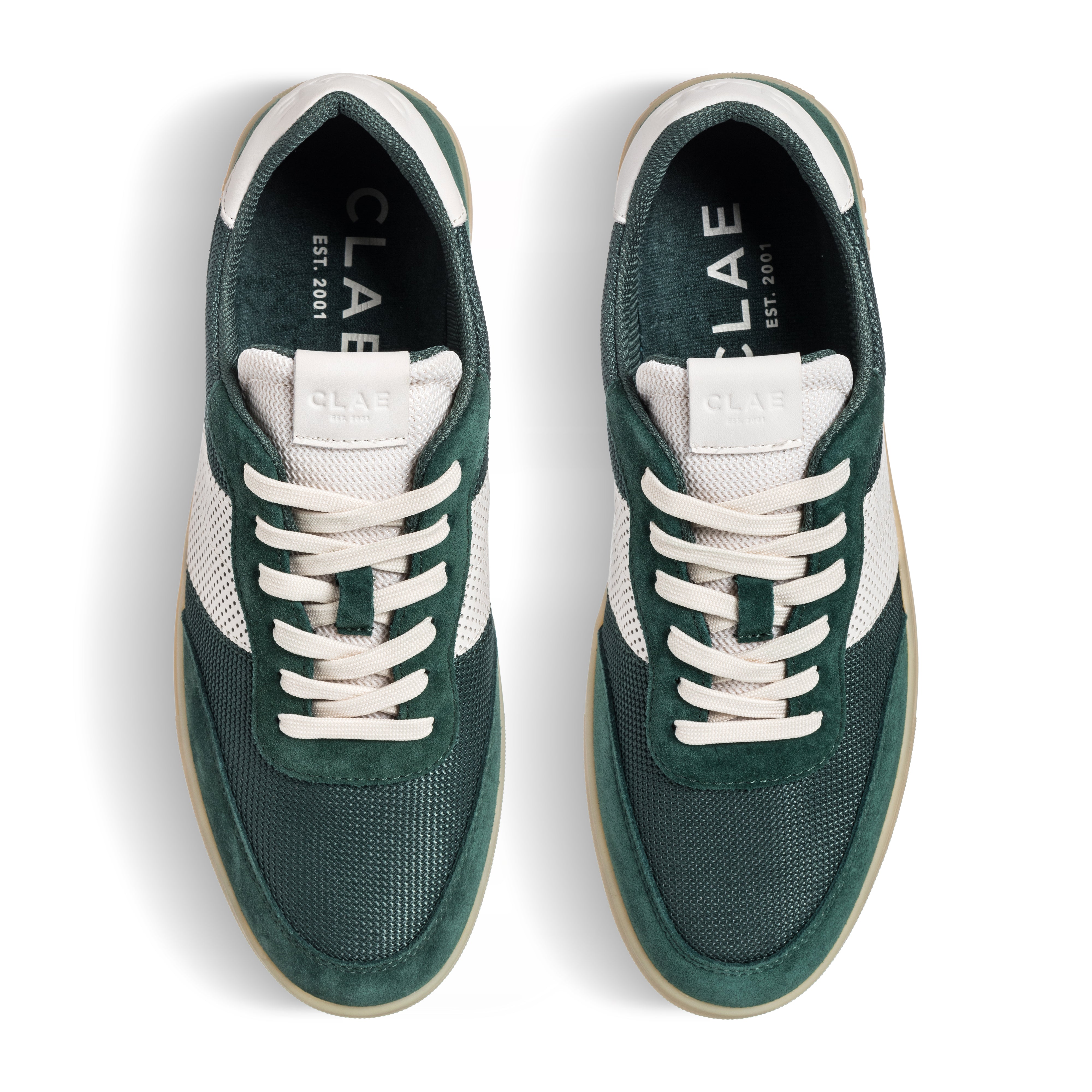 clae-davis-court-sneaker-pine-needle-off-white image 3